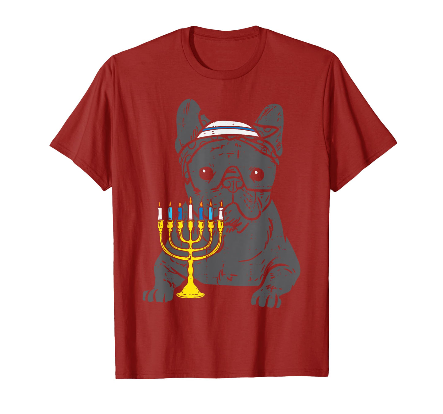 Jew French Bulldog Dog Hanukkah Pajamas Chanukah PJs Women T-Shirt