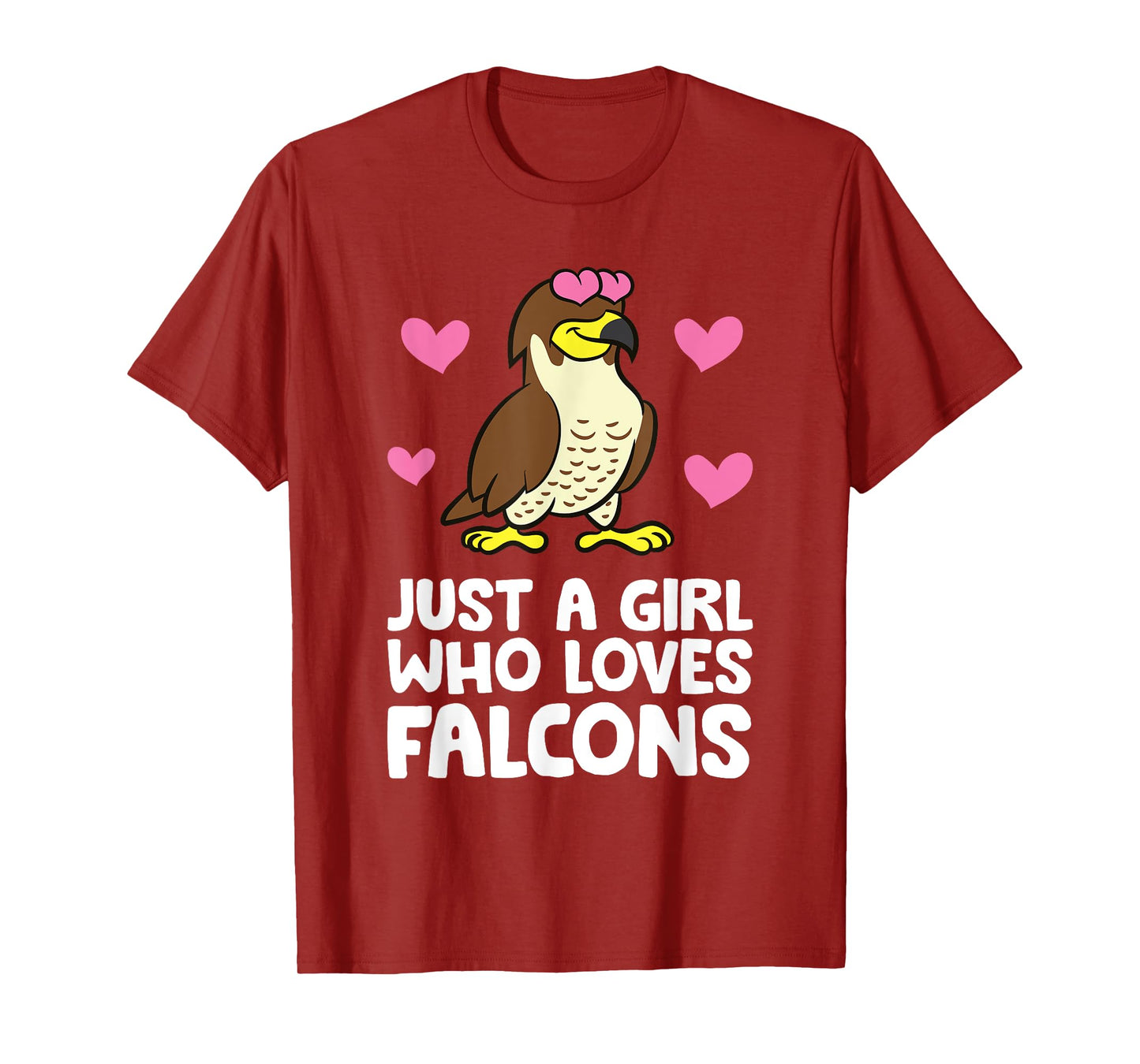 Just A Girl Who Loves Falcons T-Shirt