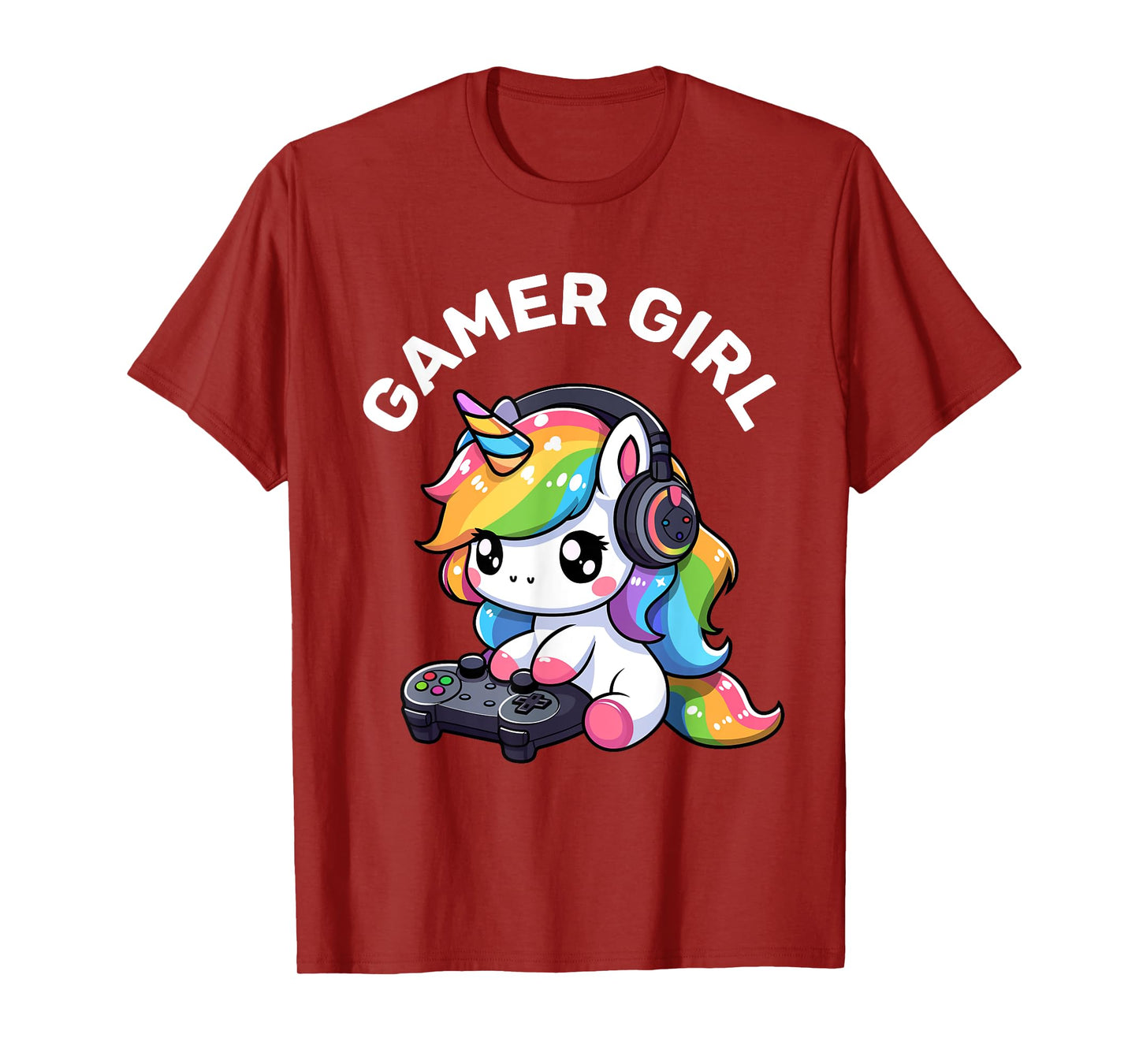 Gamer Girl Unicorn Gaming Cute Video Game Women Girls T-Shirt