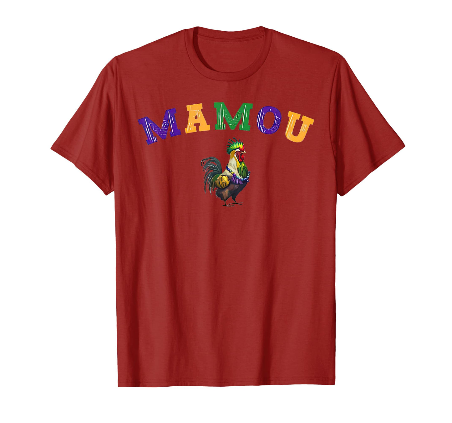 Mamou Mardi Gras Chicken T-Shirt