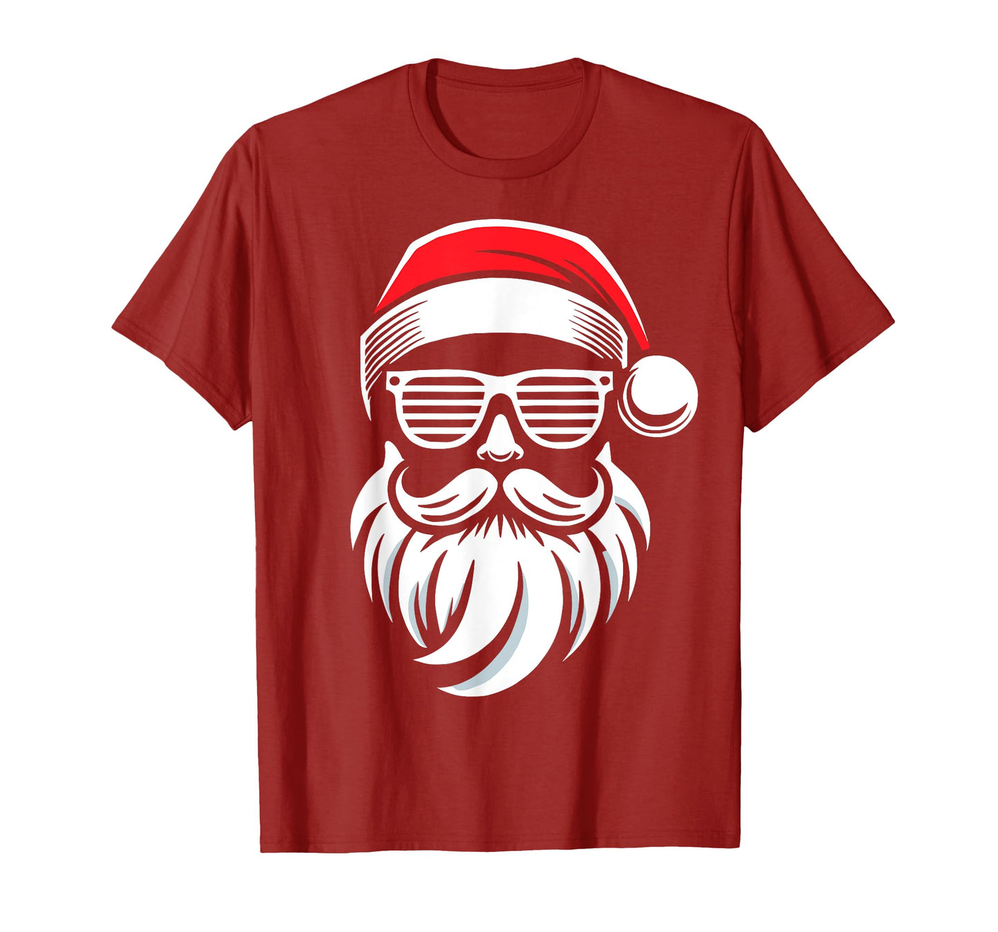 Santa claus with sunglasses and beard for christmas family T-Shirt
