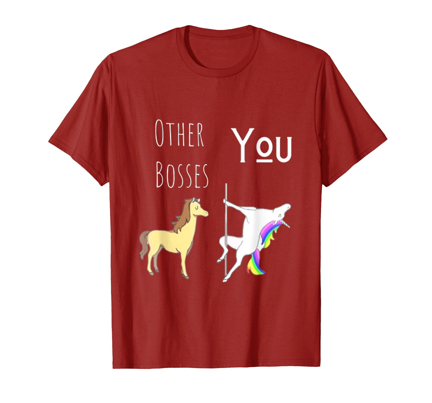 Funny Boss Gifts for Women Fun Unicorn T-Shirt