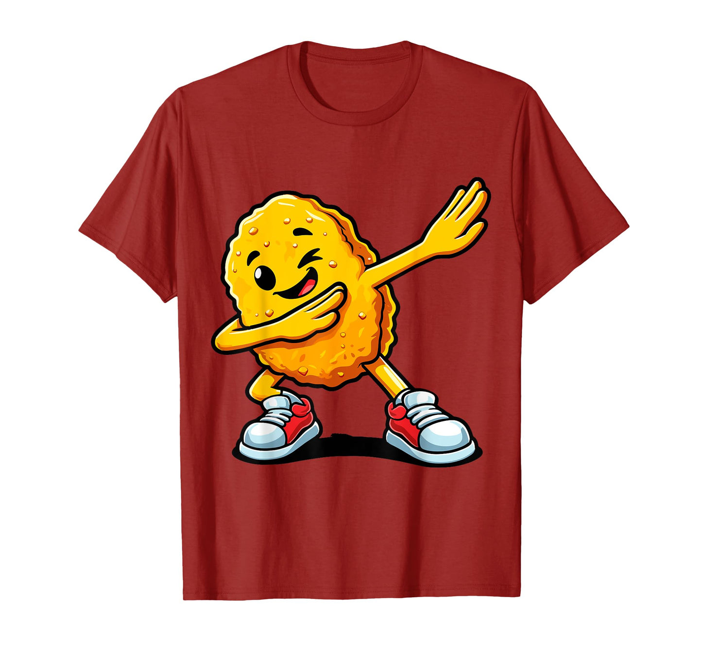 Humorous Chicken Nugget lover Gifts Unisex-Adults Black T-Shirt Small