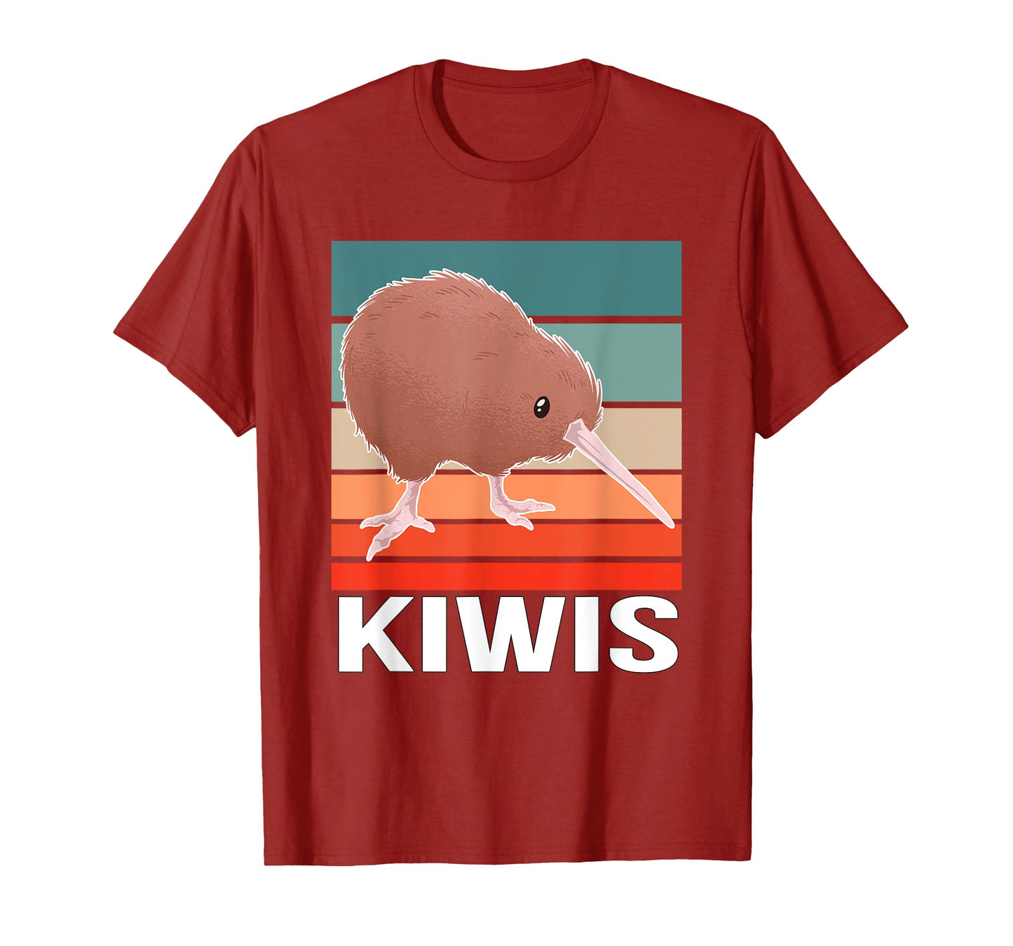 Retro Kiwi Lover Design Bird Vintage Kiwi T-Shirt