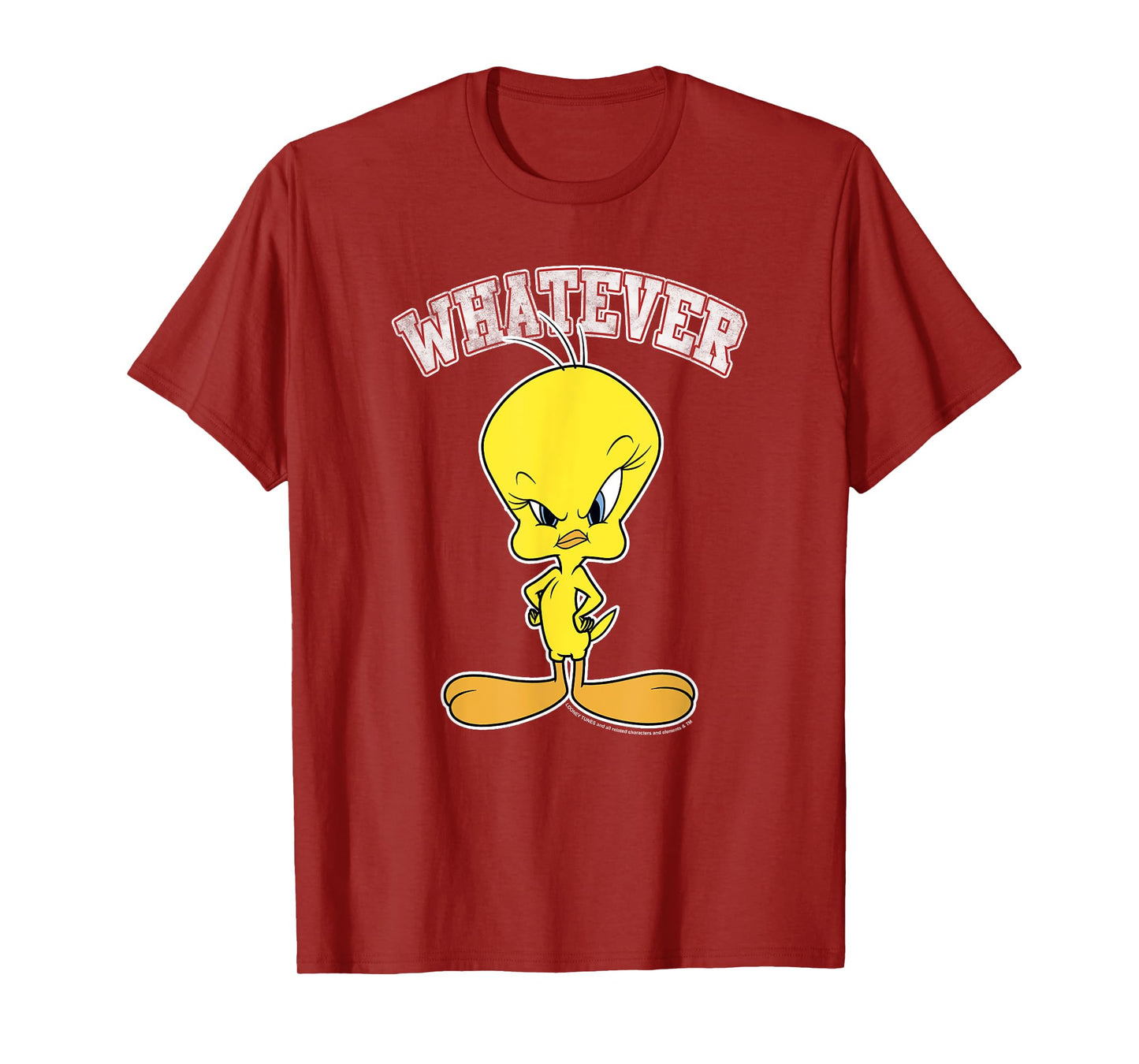 Looney Tunes Tweety Whatever Mad Face T-Shirt