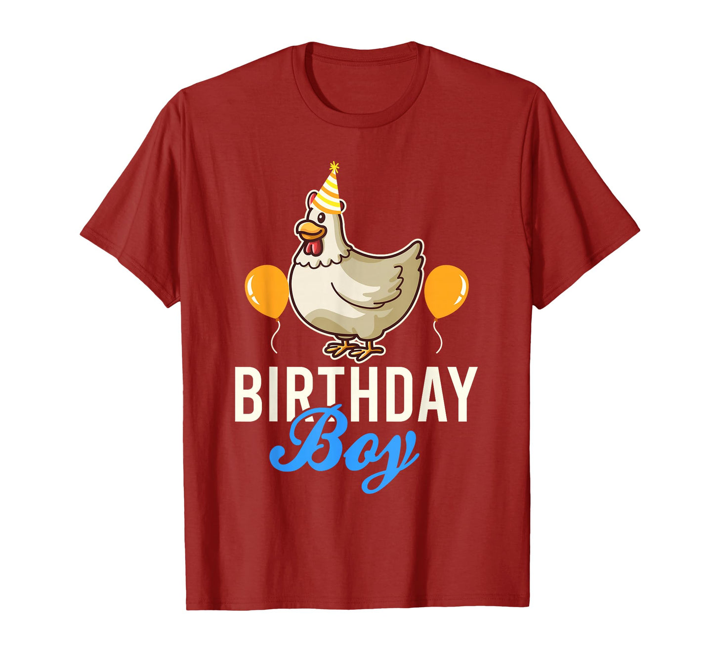Cute Chicken Birthday Boy T-Shirt