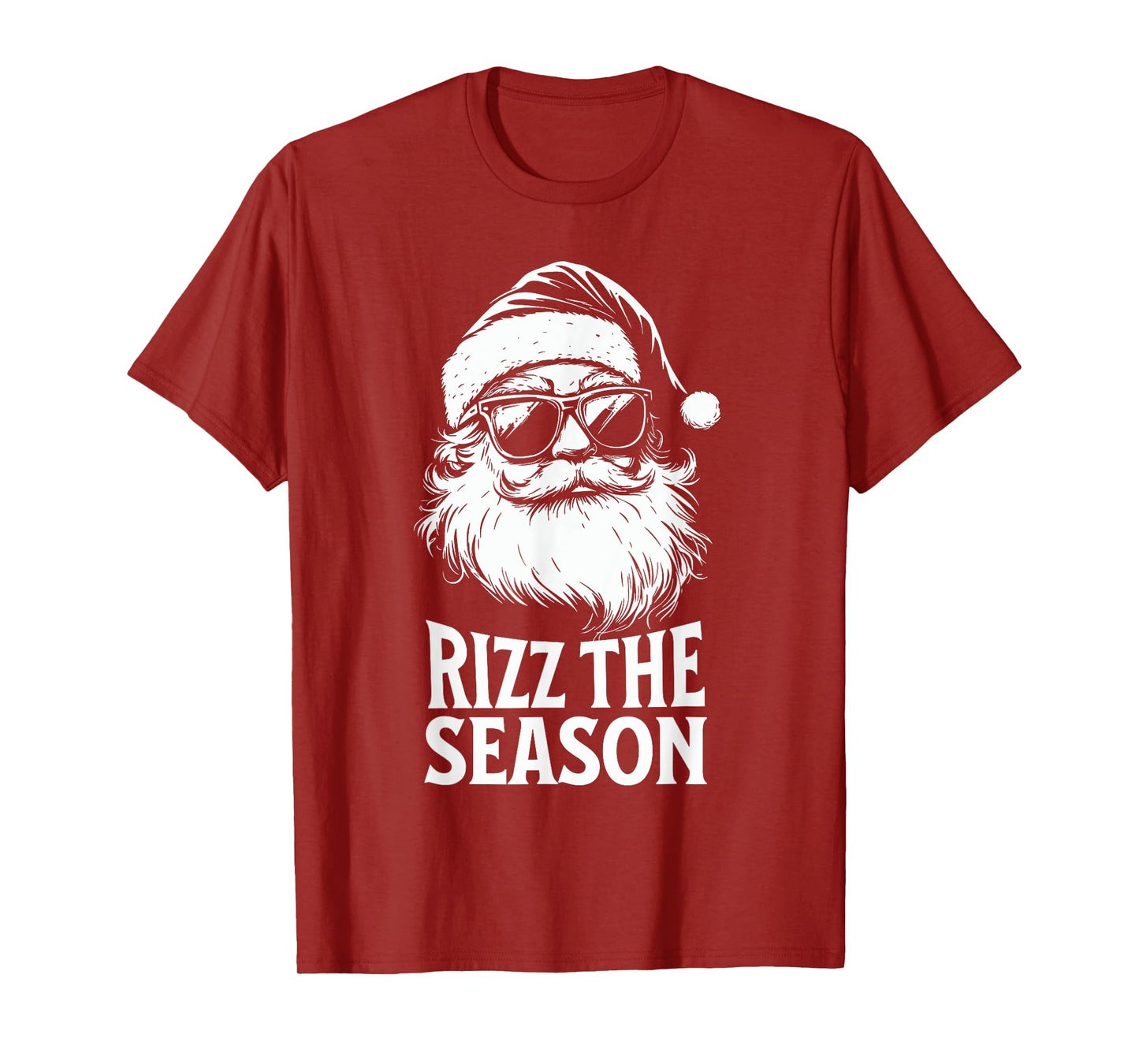 Rizz The Season Teens Kids School Christmas Santa Claus T-Shirt