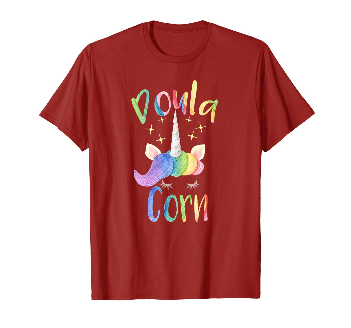 Doula Corn Unicorn Funny T-Shirt