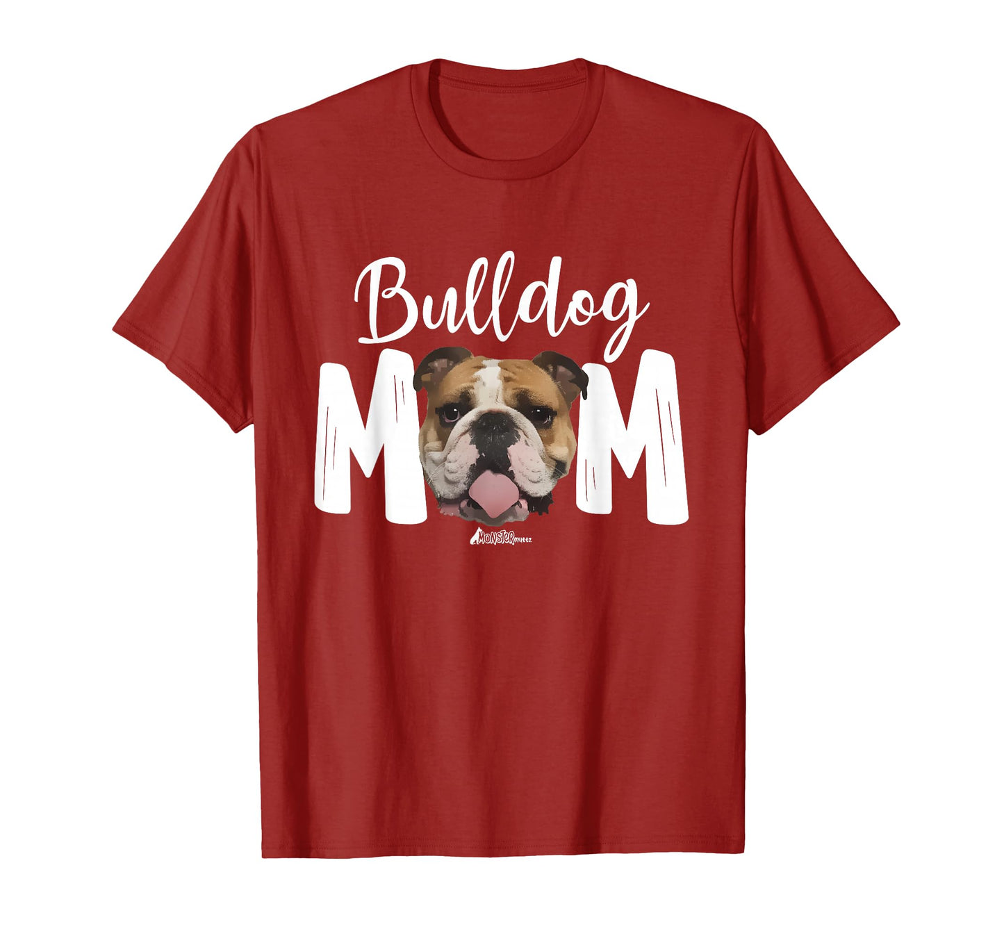 Cute English Bulldog Mom Top Funny Dog Walking For Women T-Shirt