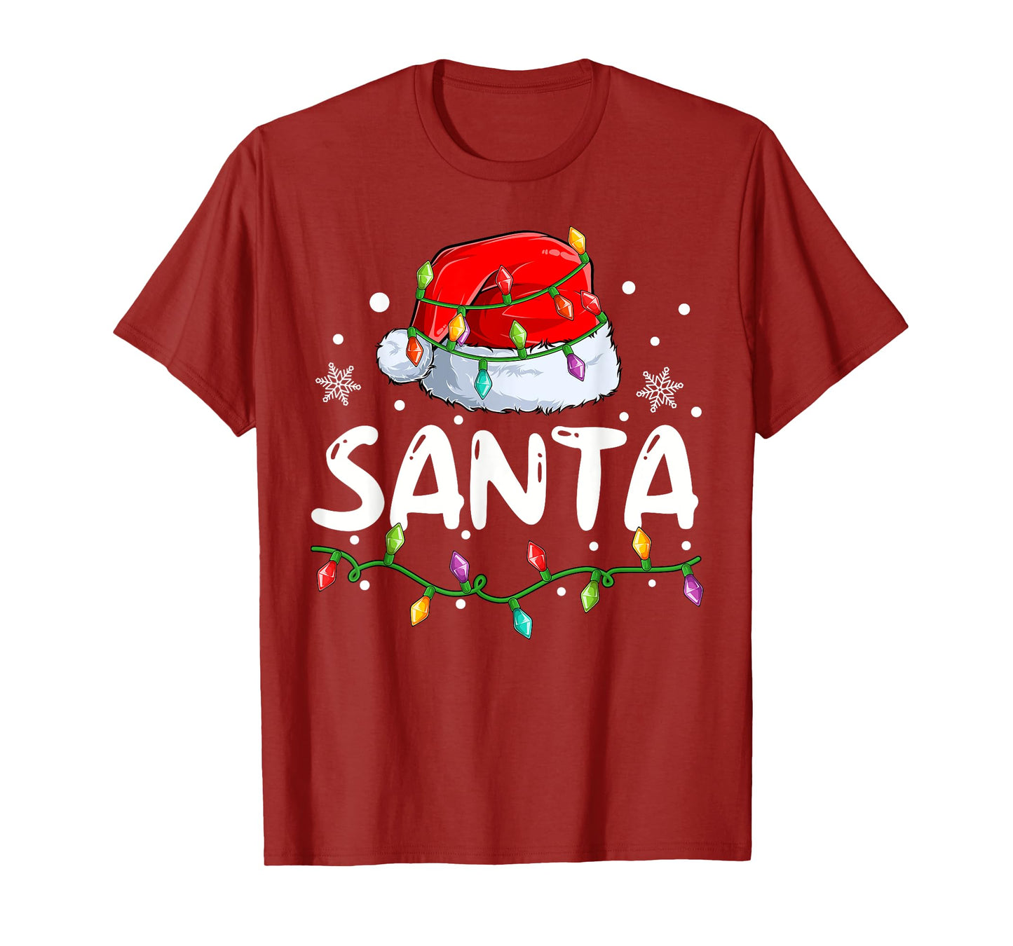 Im So Good Santa Come Twice Christmas Lights Santa Couples T-Shirt