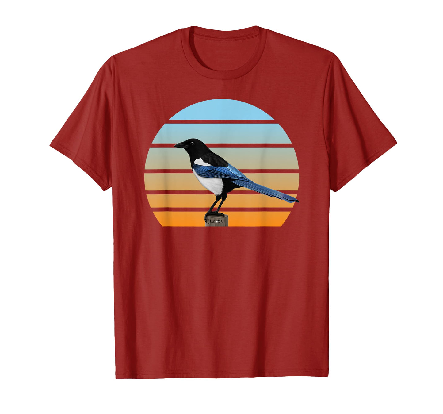 Magpie Bird Birdlover Birdwatcher Animal Biologist Birder T-Shirt