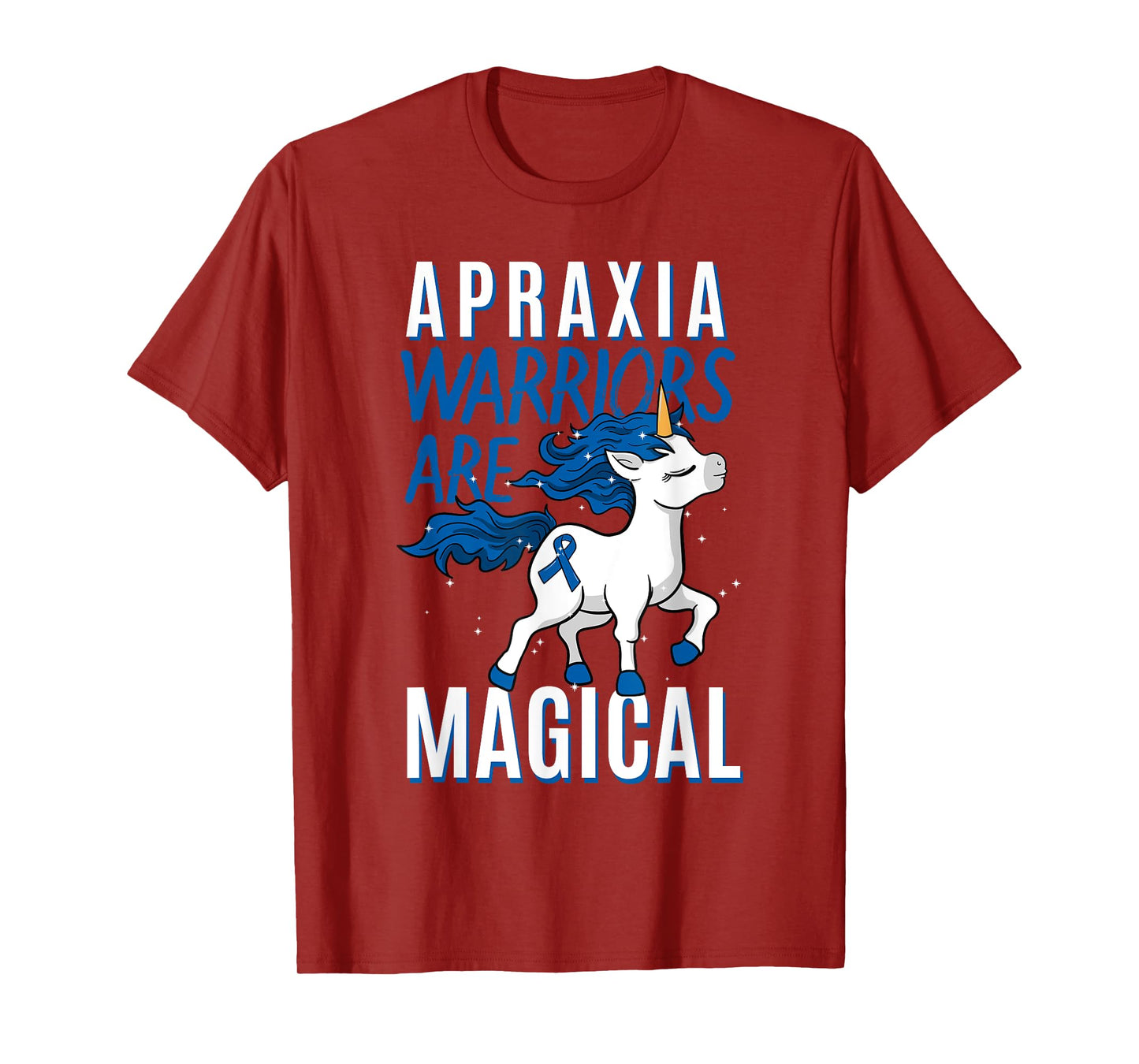 Apraxia Awareness Supporter Limb-Kinetic Fighter Unicorn T-Shirt