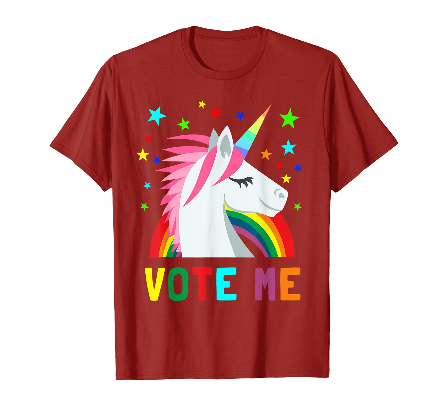 Vote Me Funny Unicorn For President Election Voting Mid Term T-Shirt