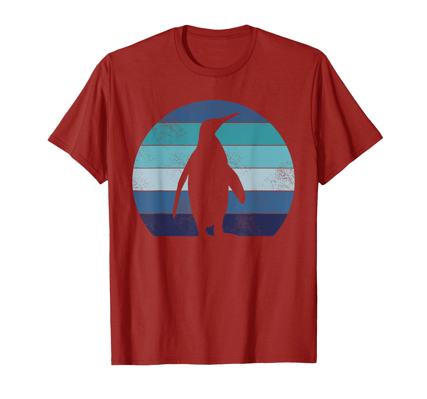 Retro Antarctic Animal Bird Penguin T-Shirt
