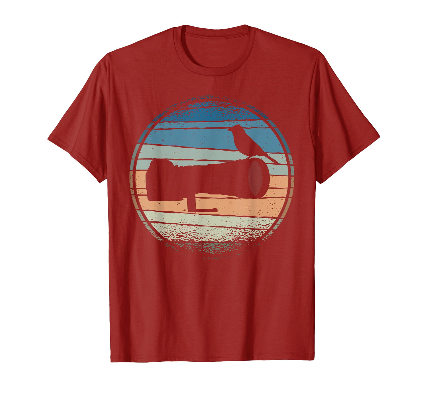 Nature Photography | Long Lens | Bird on Camera Vintage T-Shirt