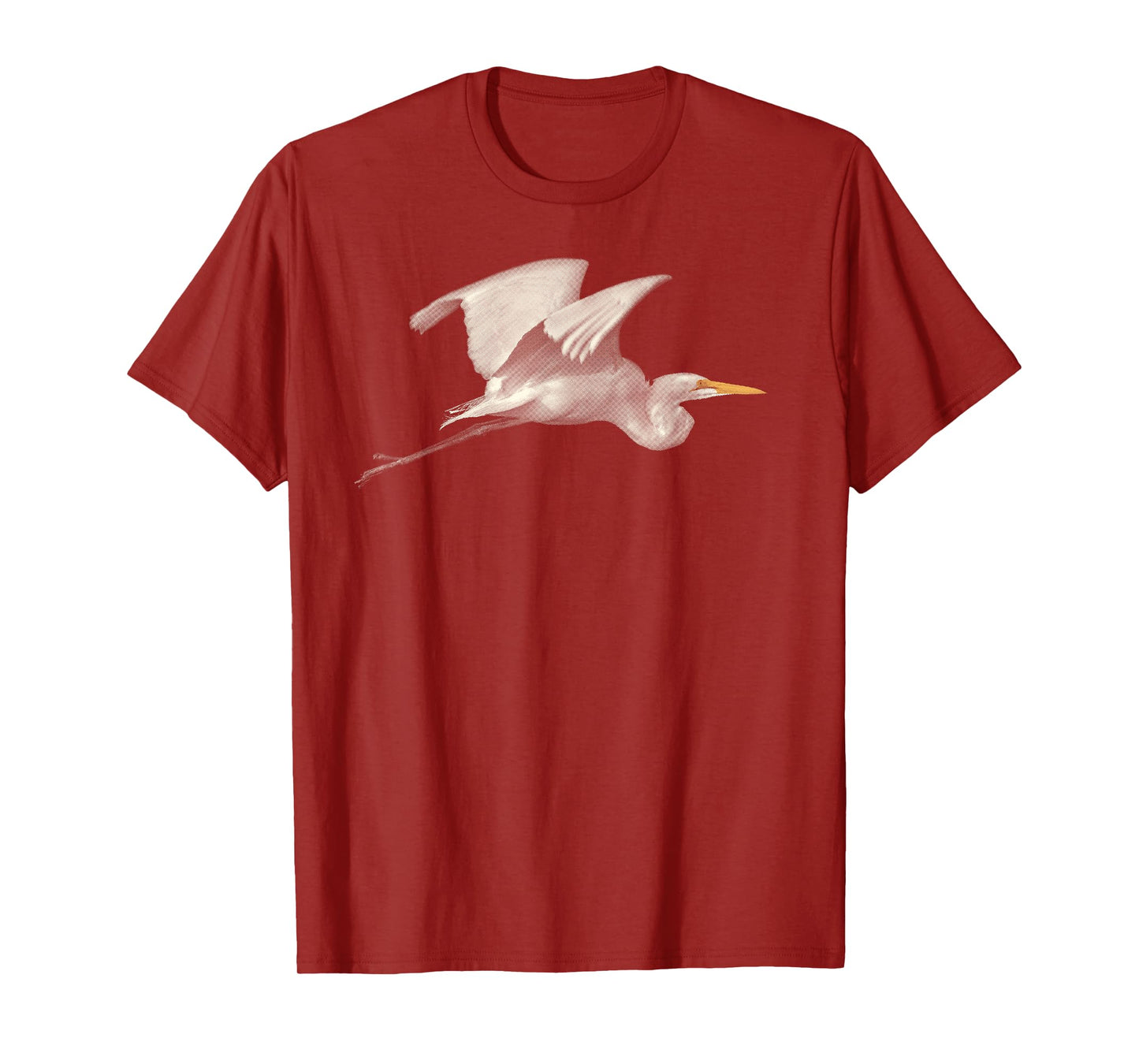 Great Egret in Flight for Bird Lovers T-Shirt