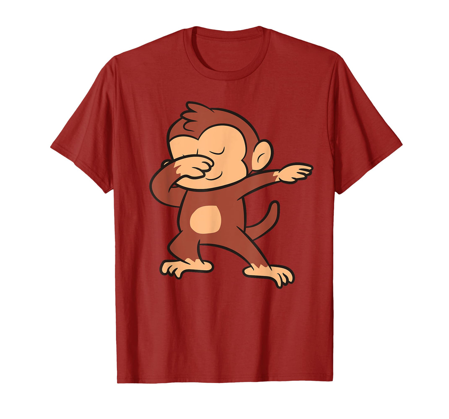 Dabbing Monkey Dancing Cute Ape Monkey T-Shirt
