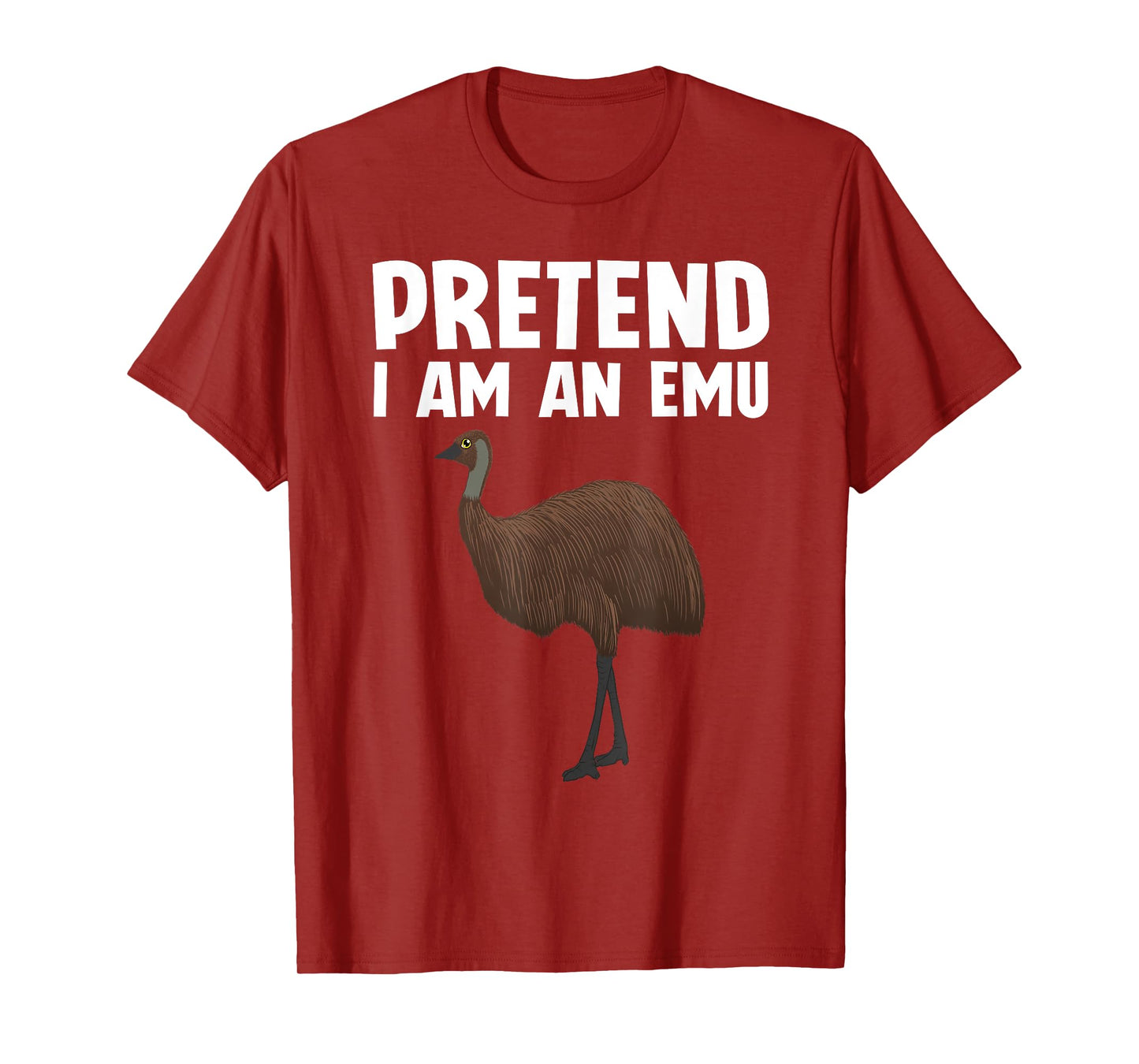 Emu Art For Men Women Bird Halloween Costume Emu Lover T-Shirt