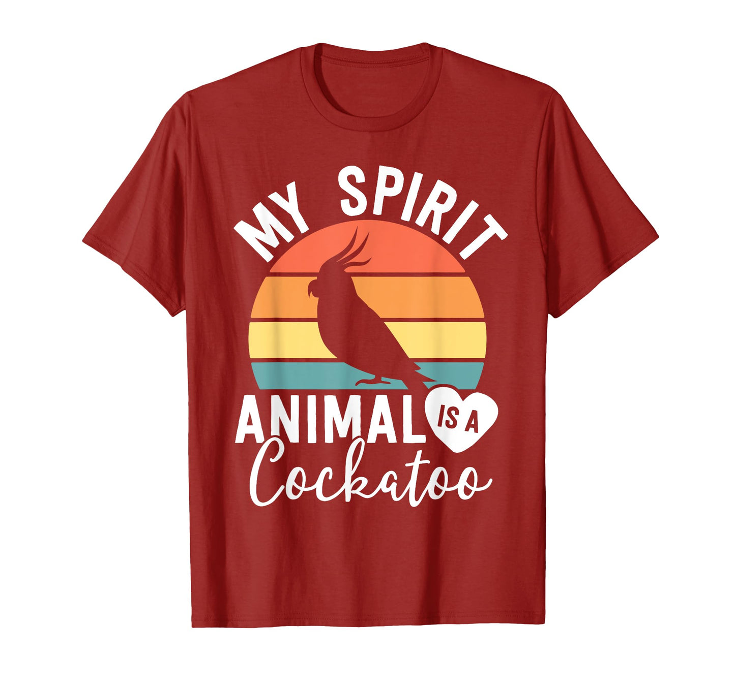 My Spirit Animal Is A Cockatoo Shirt Bird Lover Gifts Women T-Shirt