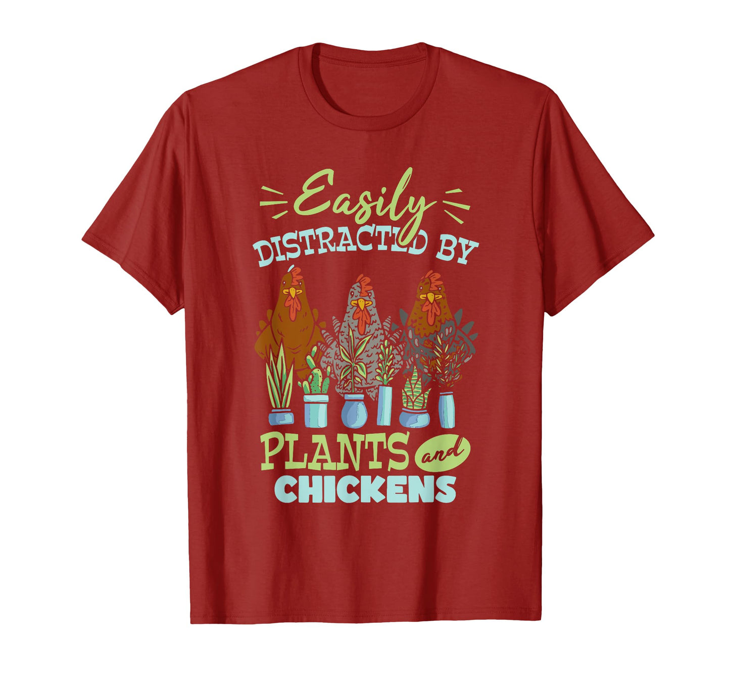 Cute Farming Gardening Plants Plant Garden Chicken T-Shirt