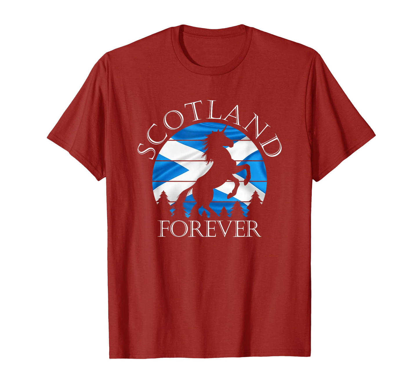Scottish Pride Scotland Unicorn Scotland Flag Saltire T-Shirt