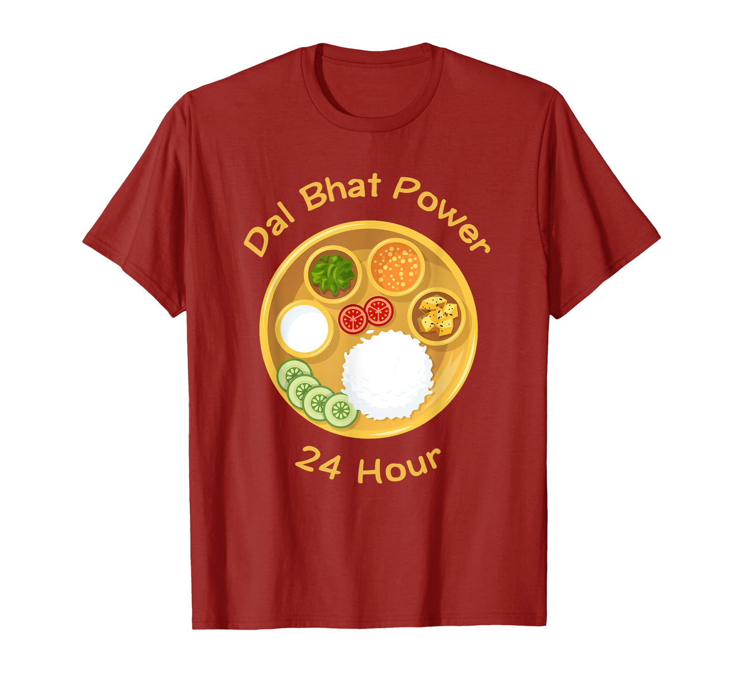Funny Nepali Saying Dal Bhat Power 24 Hour T-Shirt