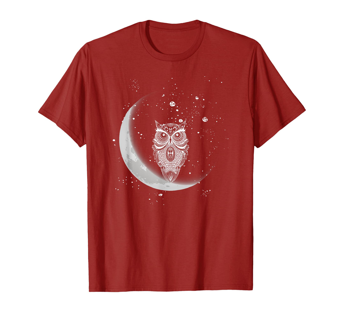 Owls Night Owls Owl At Night On Moon In Night Sky T-Shirt