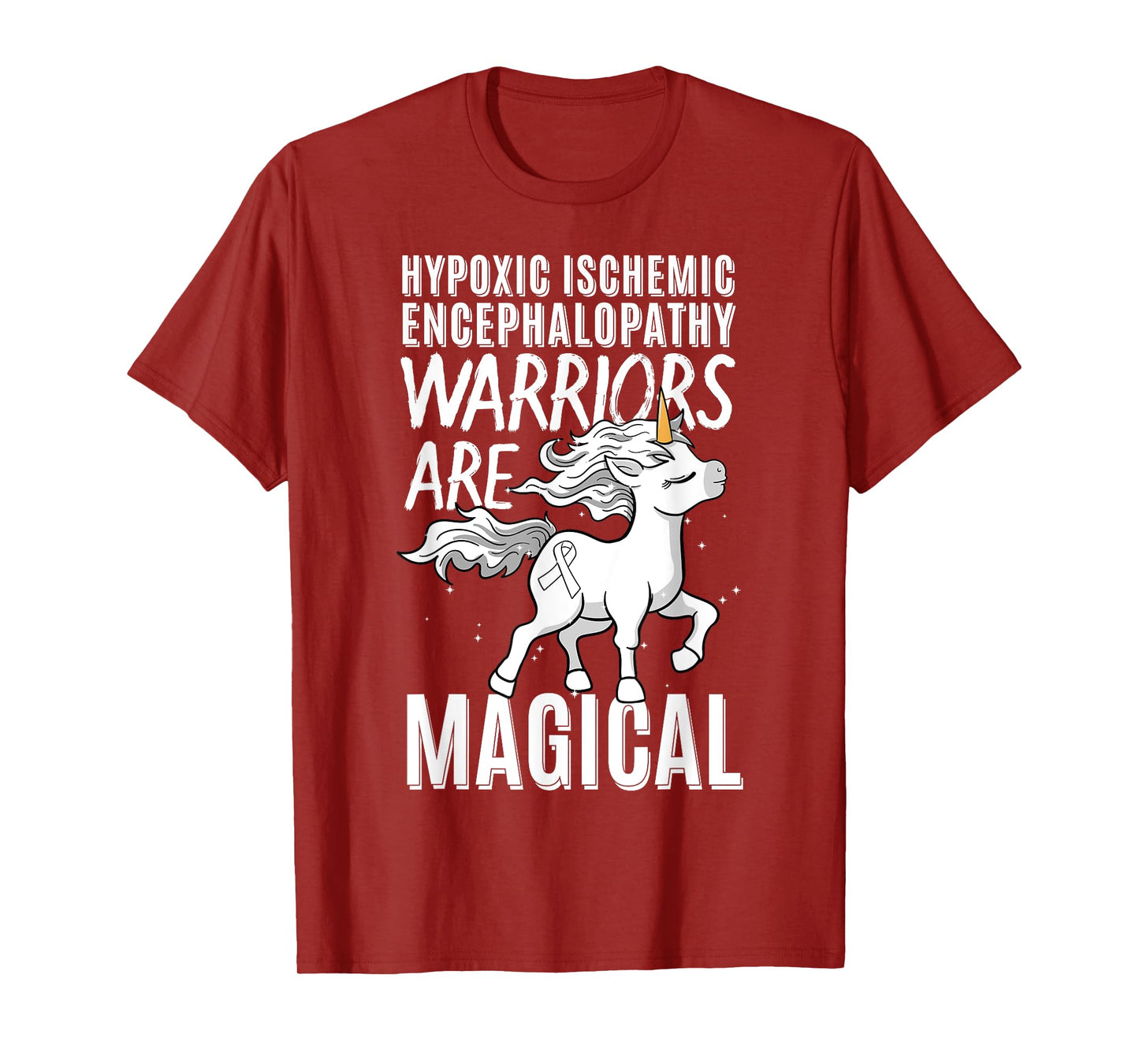 Hypoxic Ischemic Encephalopathy Cerebral Hypoxia Unicorn T-Shirt