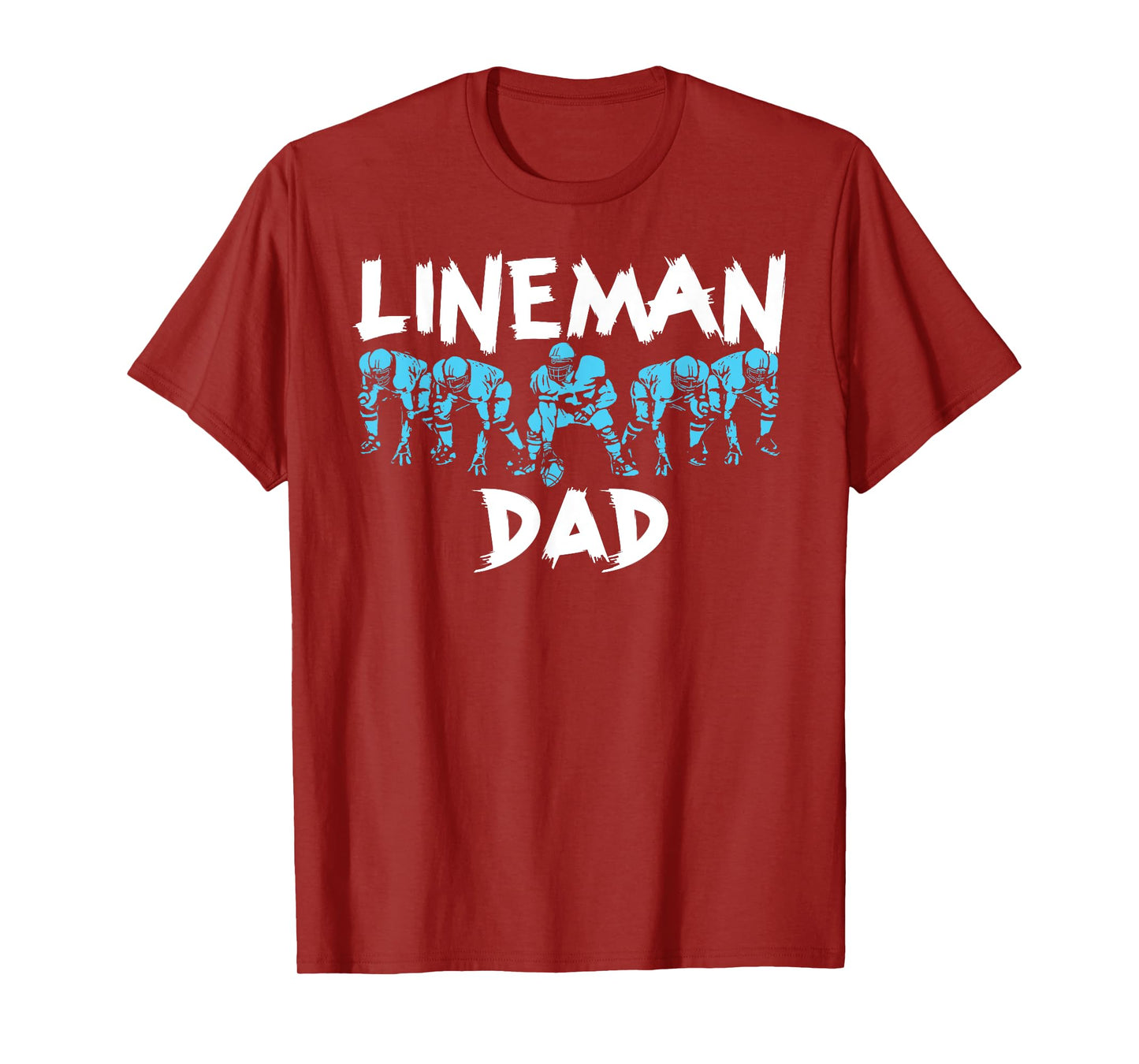 Lineman Dad O-line Funny Offensive Line Football Parent T-Shirt