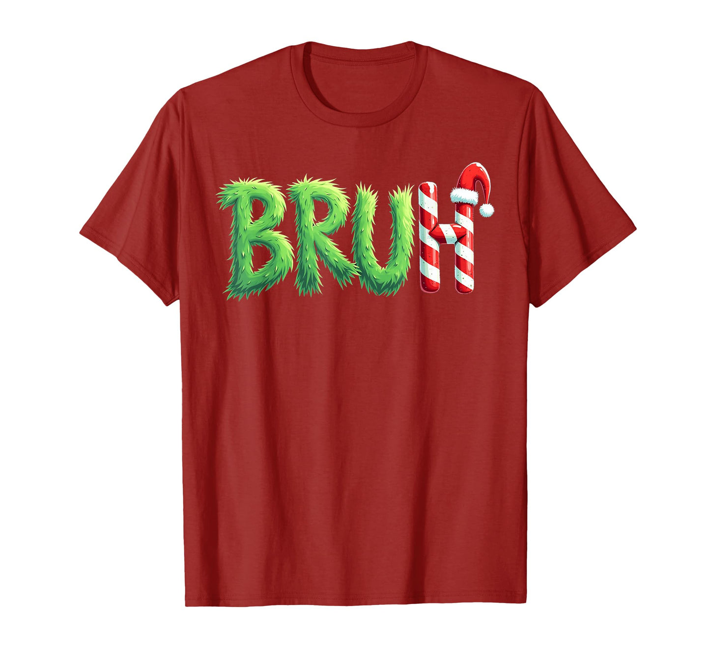 Bruh Christmas Kids Teens Boys Funny Christmas humor Meme T-Shirt