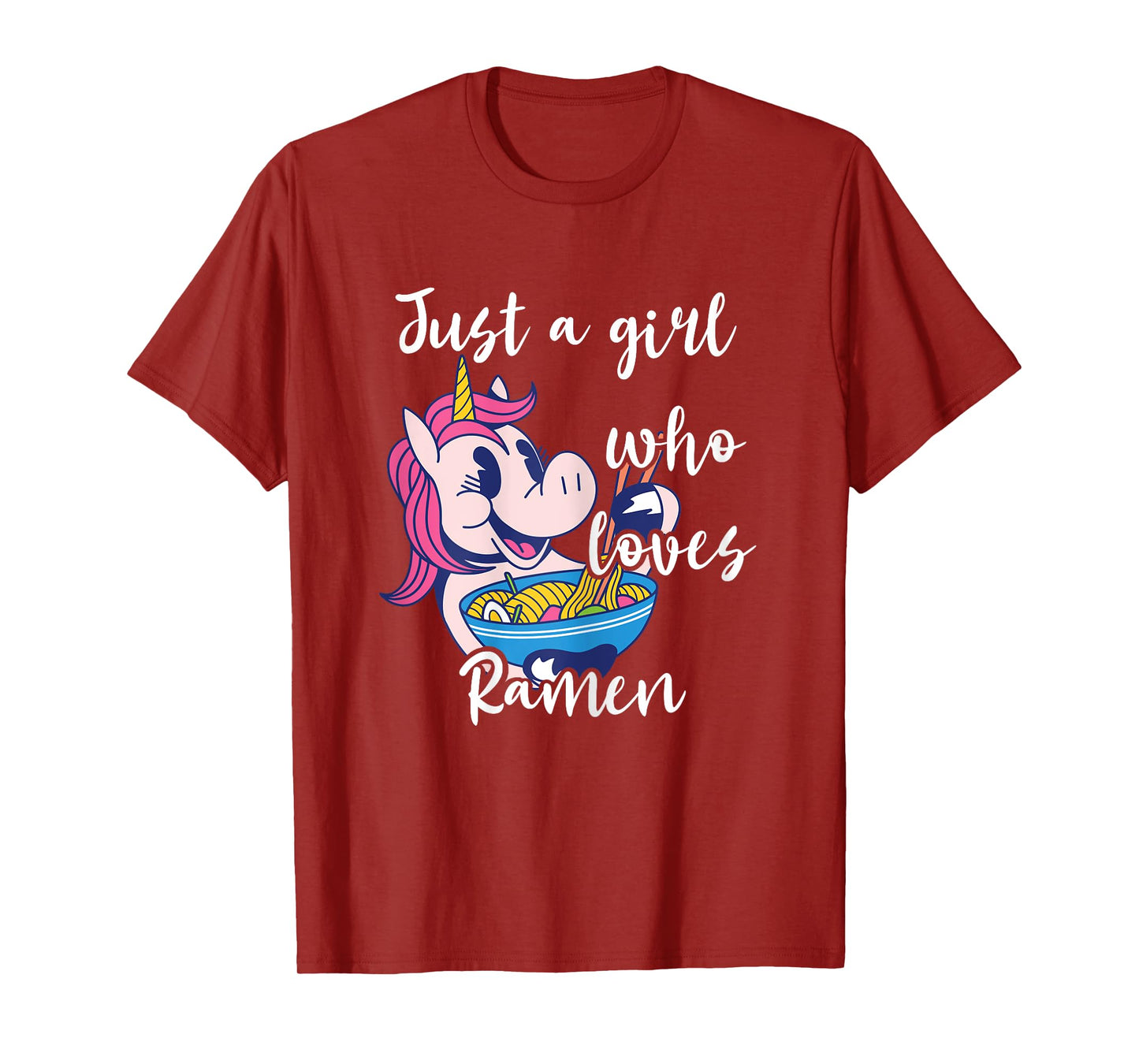 Ramen Unicorn Japanese Noodle Unicorn Manga Anime Soup T-Shirt