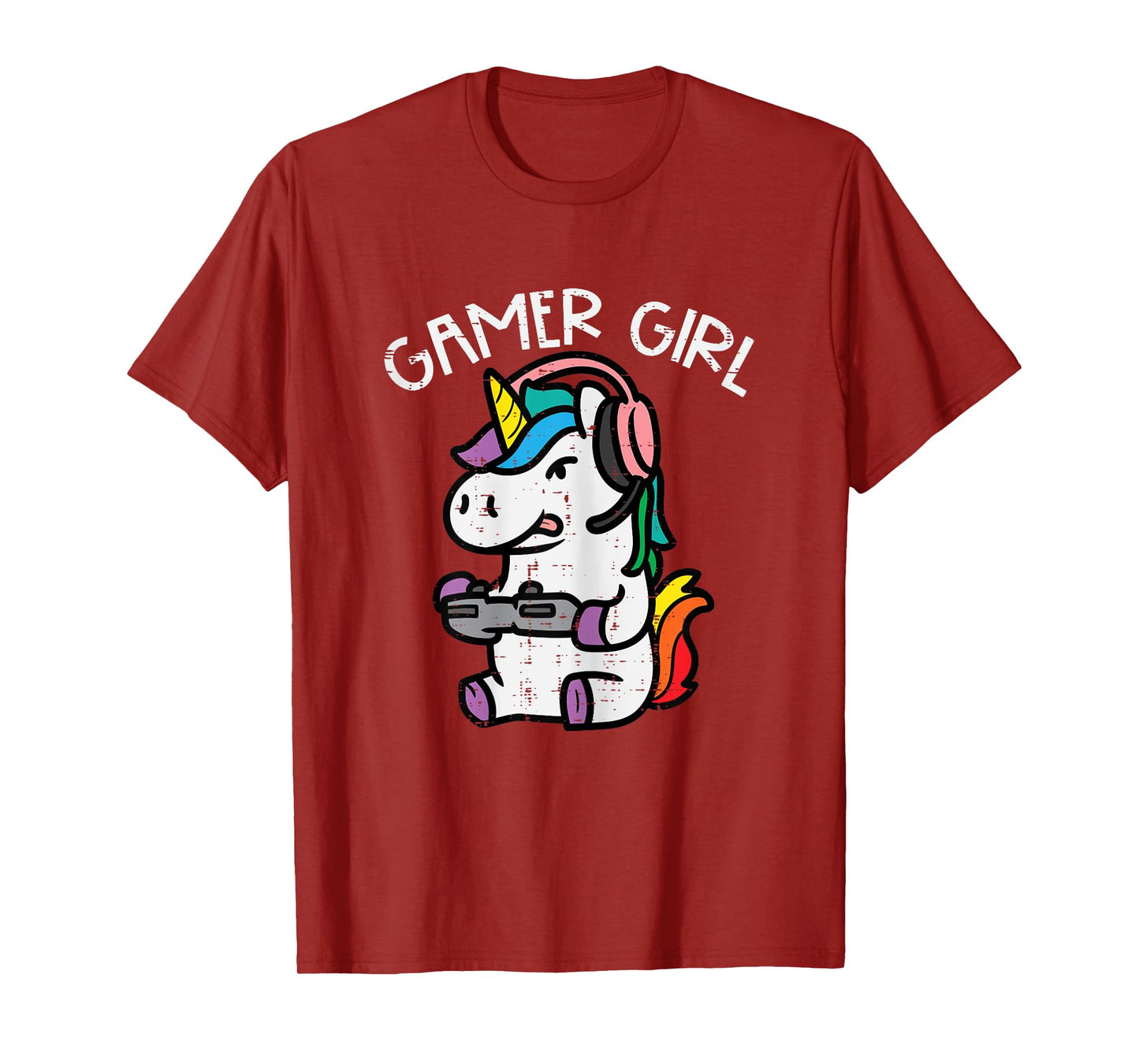 Gamer Girl Unicorn Video Gaming Women Kids Toddler Youth T-Shirt