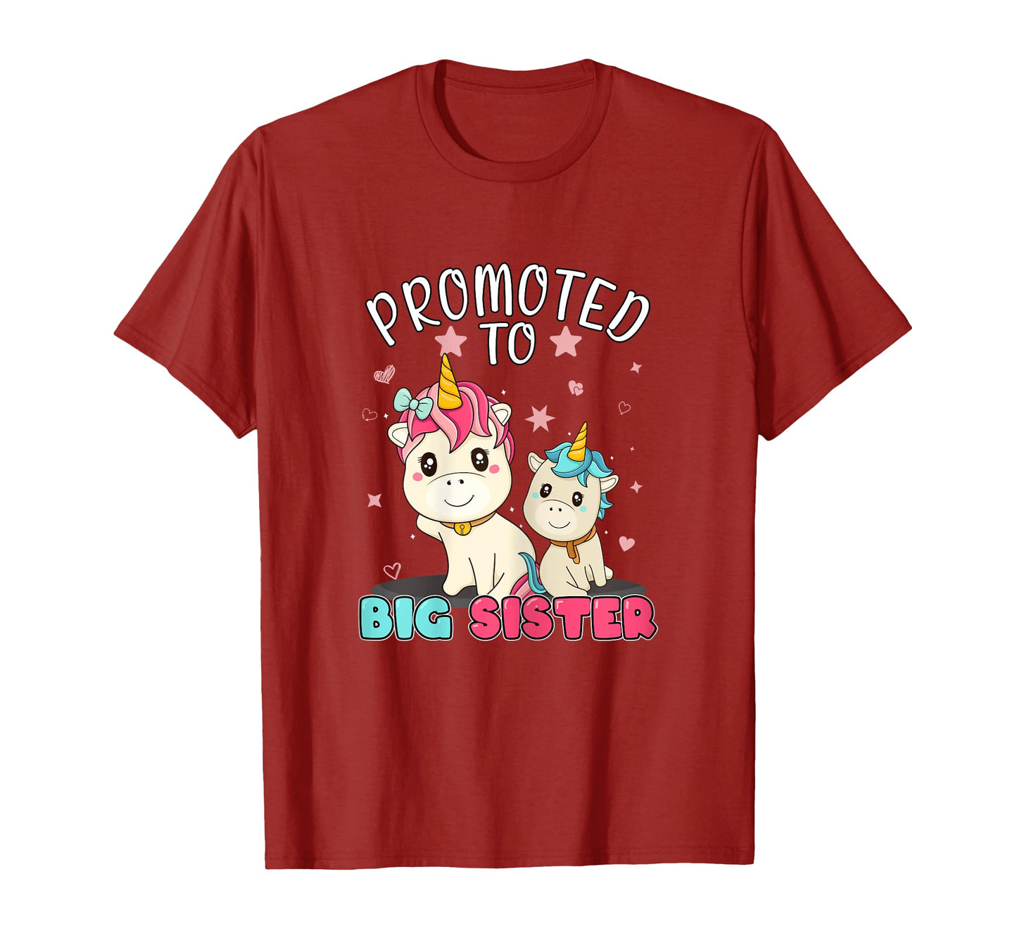 Promoted To Big Sister Unicorn Soon To Be A Big Sister T-Shirt
