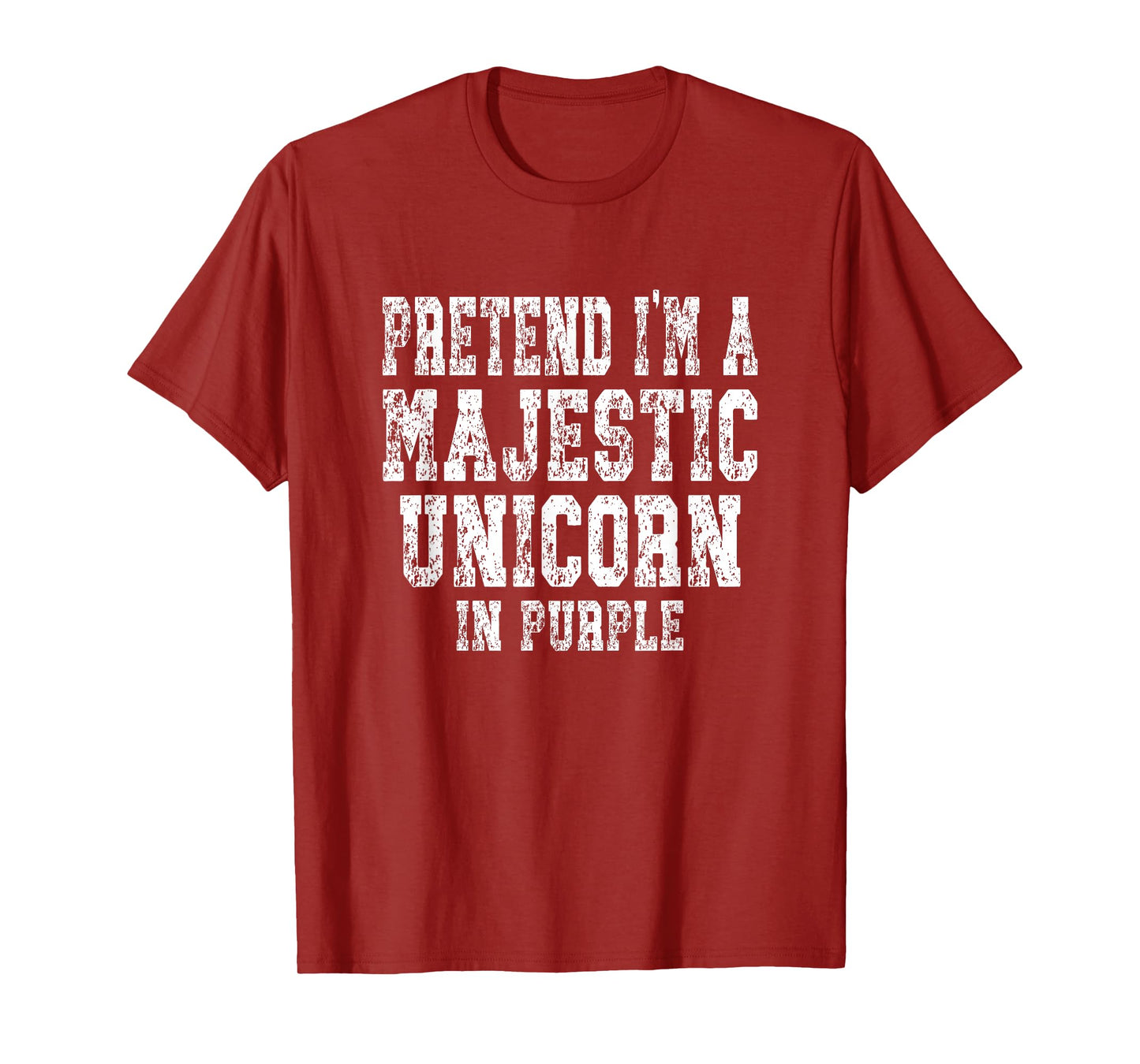 Pretend I'm A Pretend I'm A Majestic Unicorn in Purple T-Shirt