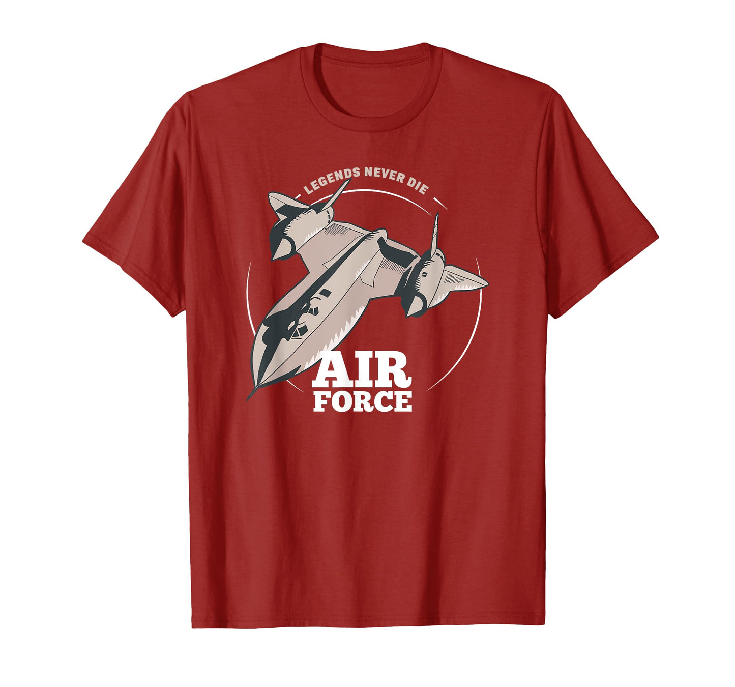 Legends Never Die Military SR 71 Blackbird, Airplane Jet T-Shirt