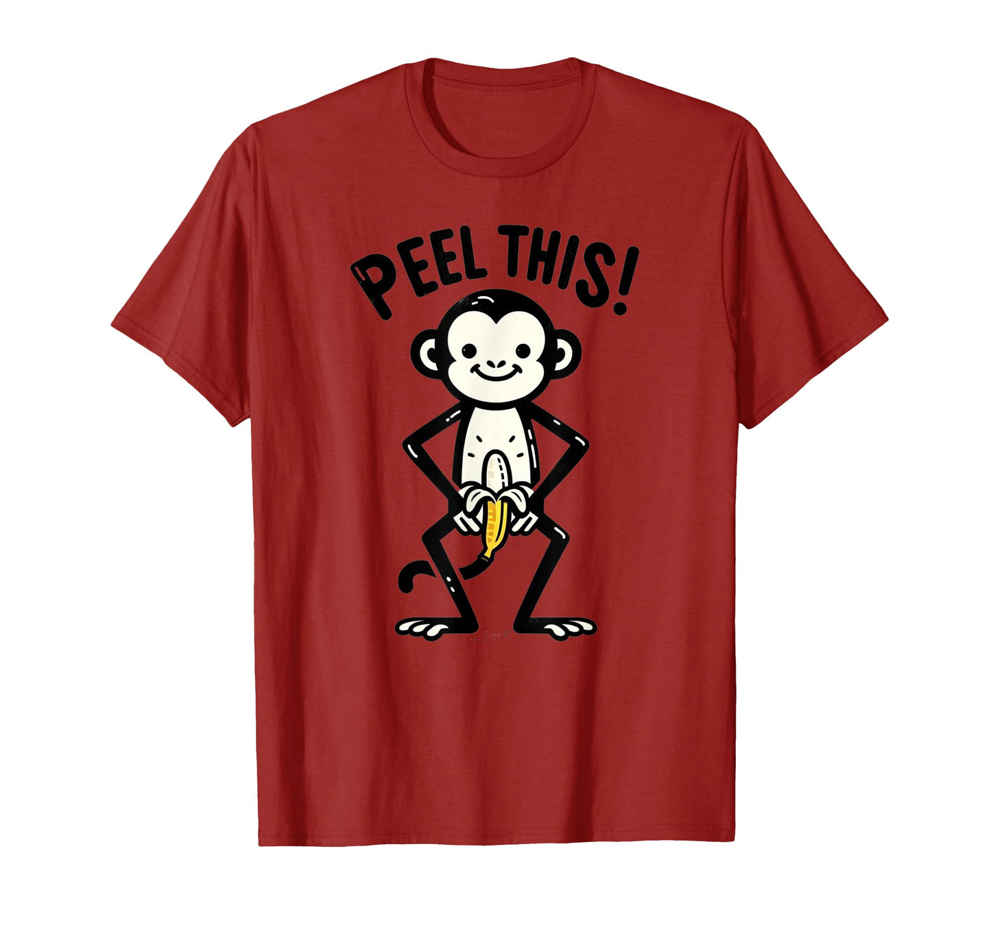 Peel This Funny Monkey Banana humor T-Shirt