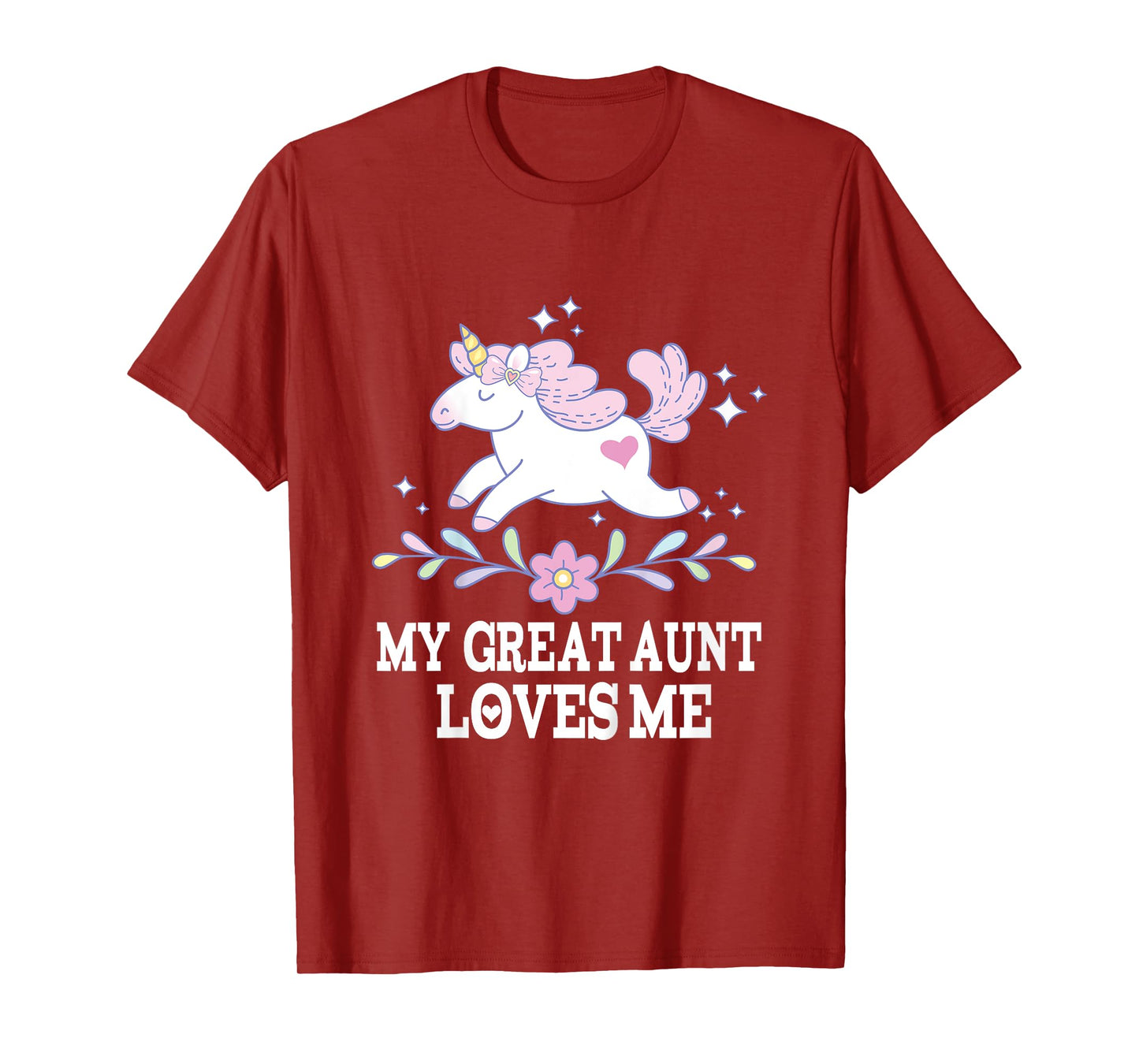 My Great Aunt Loves Me Grand Niece Unicorn T-Shirt