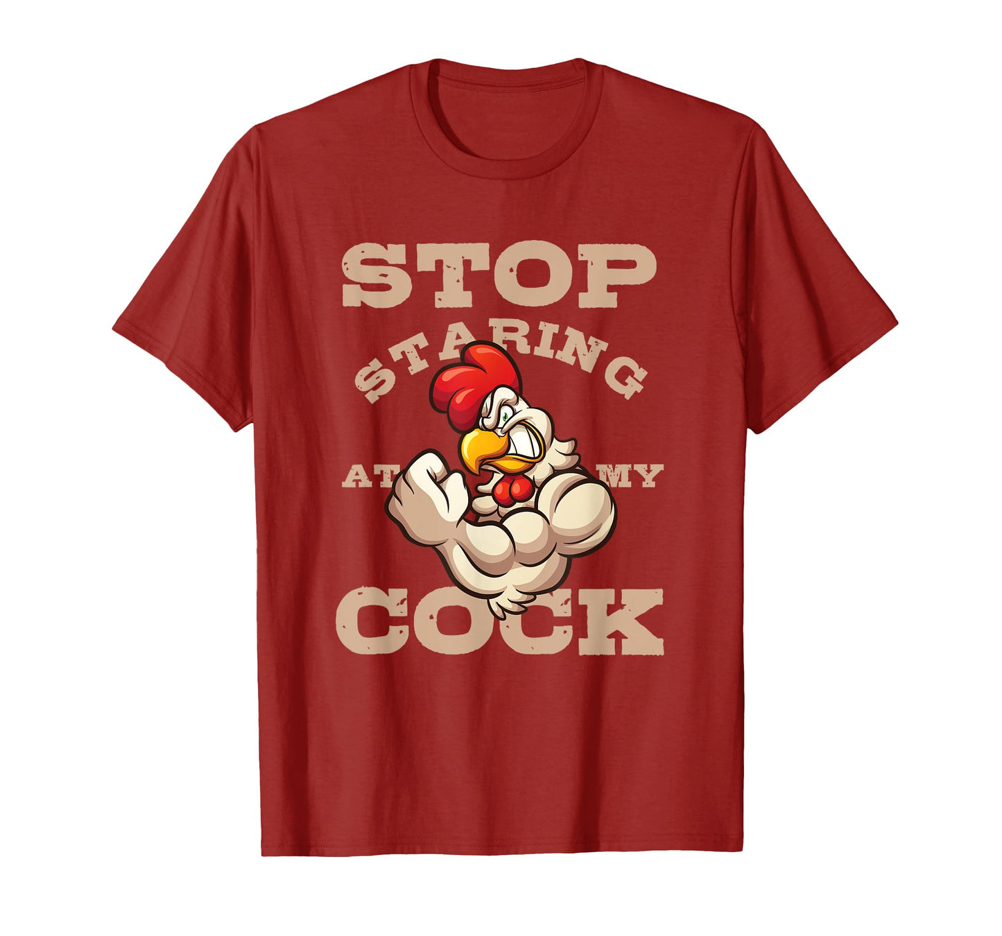 Chef Chef Staring Chicken Rooster Farmer Bird Gift T-Shirt