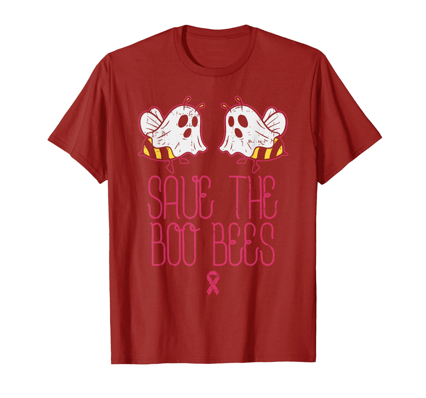 Save The Boobees Boo Bees Breast Cancer Halloween Women T-Shirt