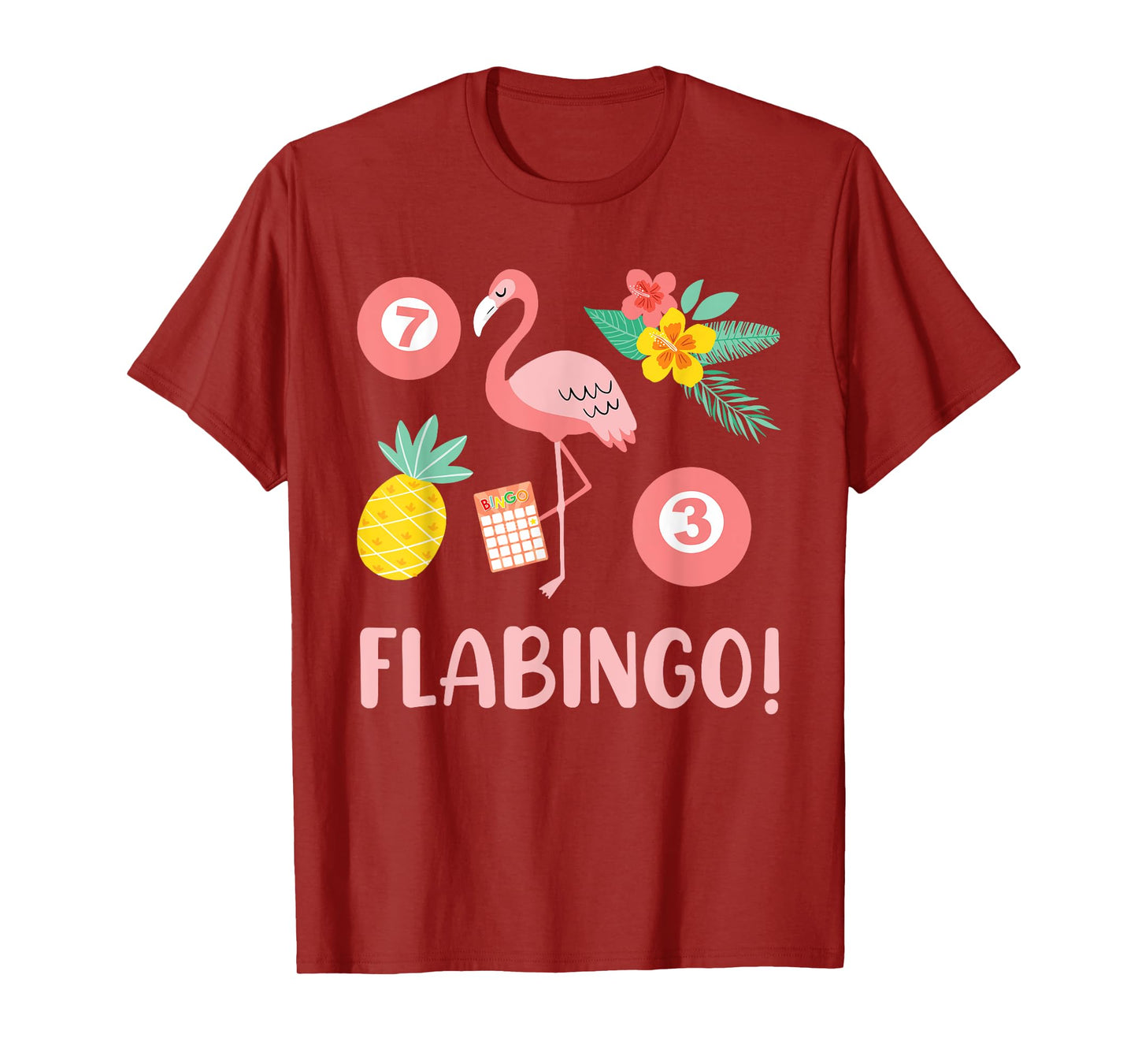 Bingo Player FLABINGO Bingo Lover Flamingo Bingo Mom T-Shirt