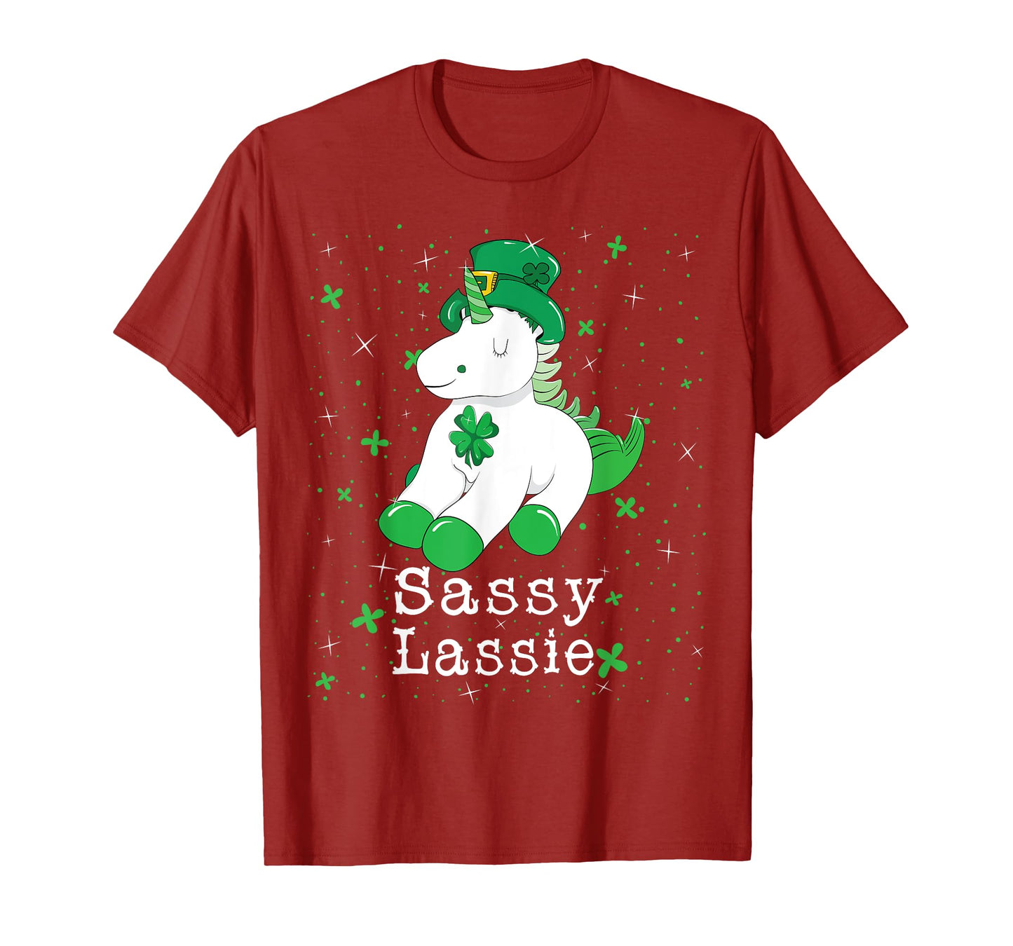 Sassy Lassie Shirt Girls Women St. Patricks Day T-Shirt