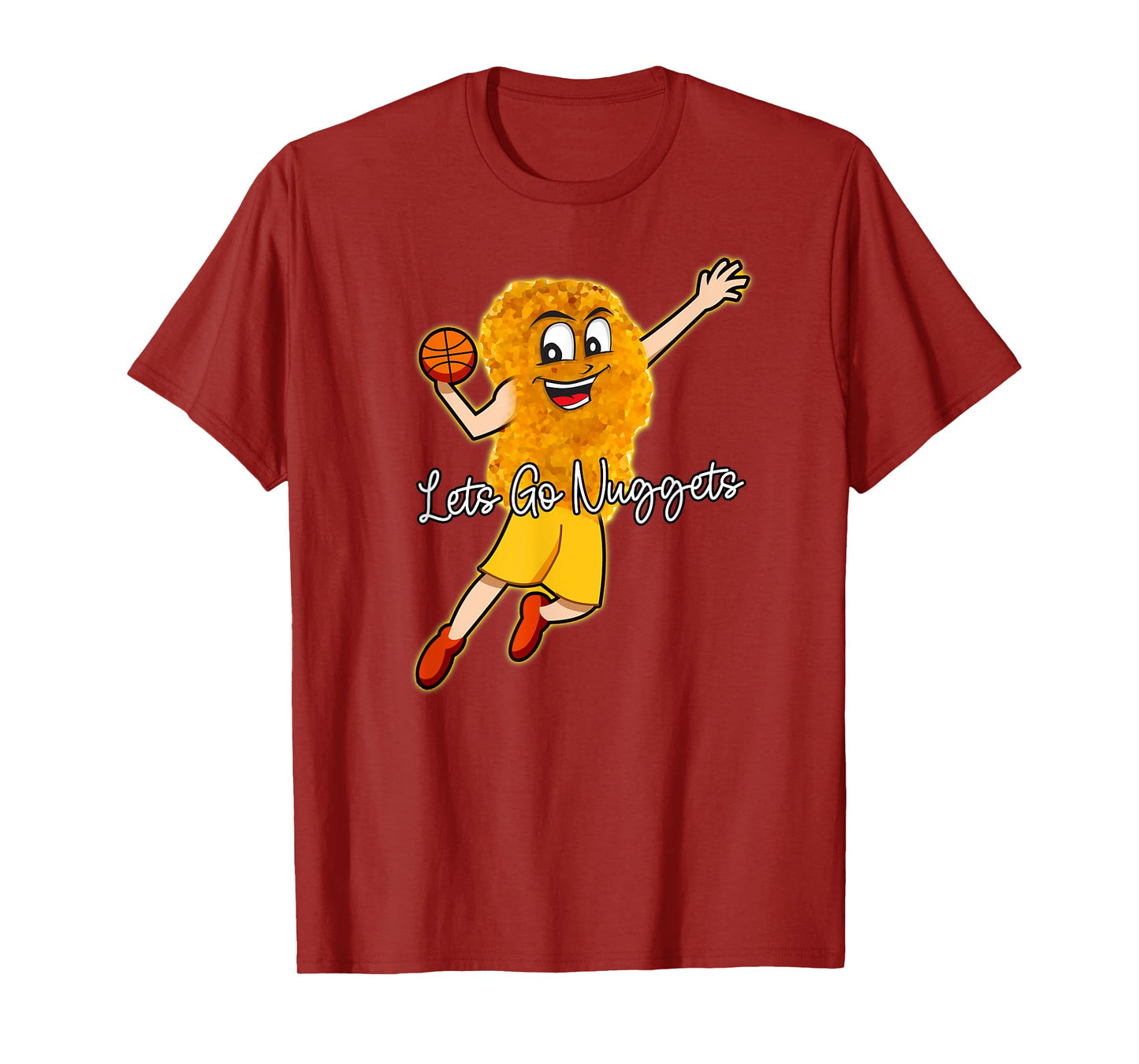 Lets Go Nuggets - Chicken Nugget Basketball Player T-Shirt
