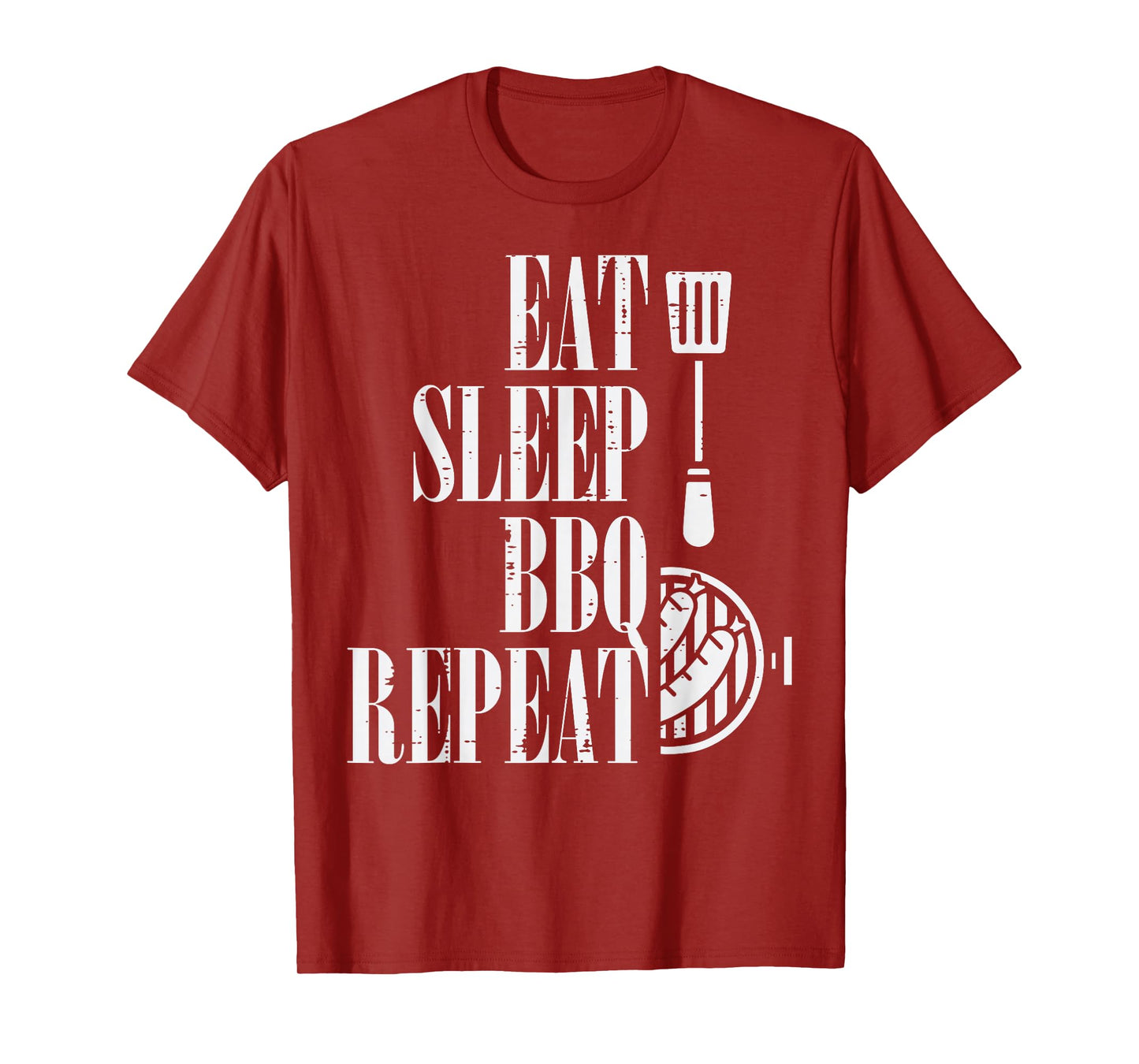 Eat Sleep Bbq Repeat Funny Barbecue Grilling Women Men Kids T-Shirt