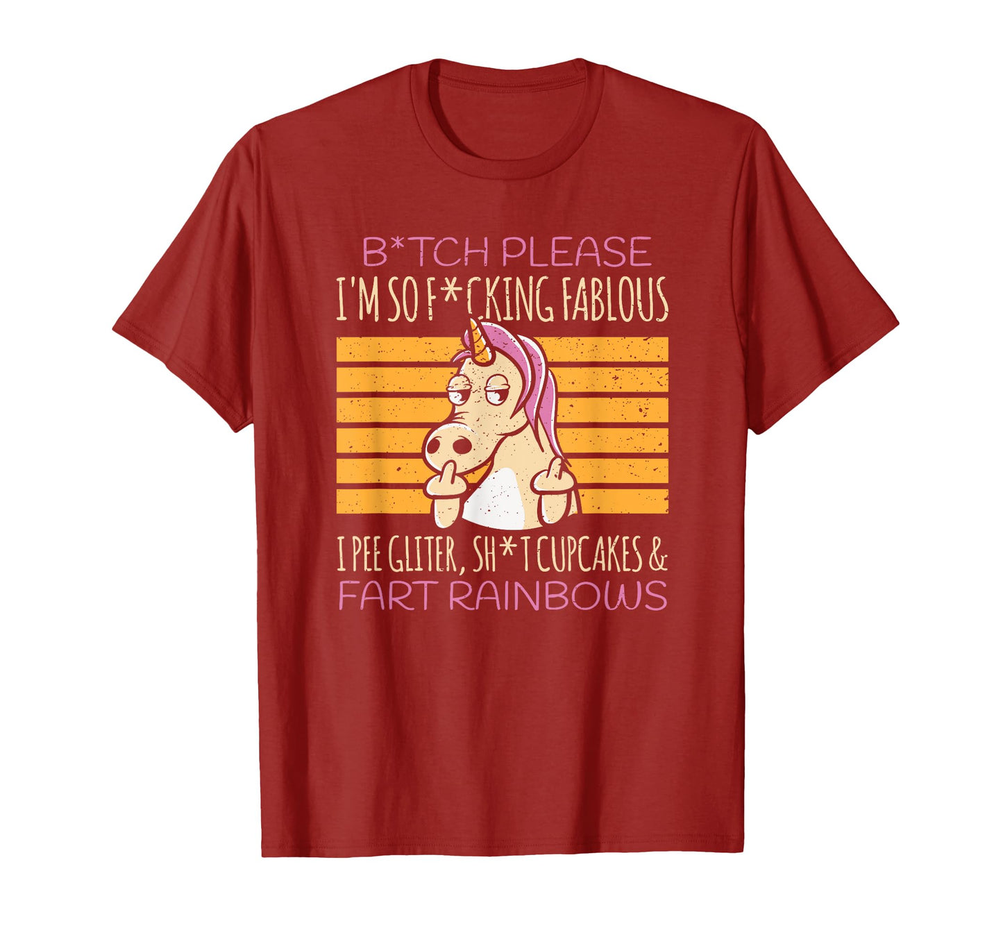 Bitch Please Unicorn Glitter Rainbow Fabulous T-Shirt