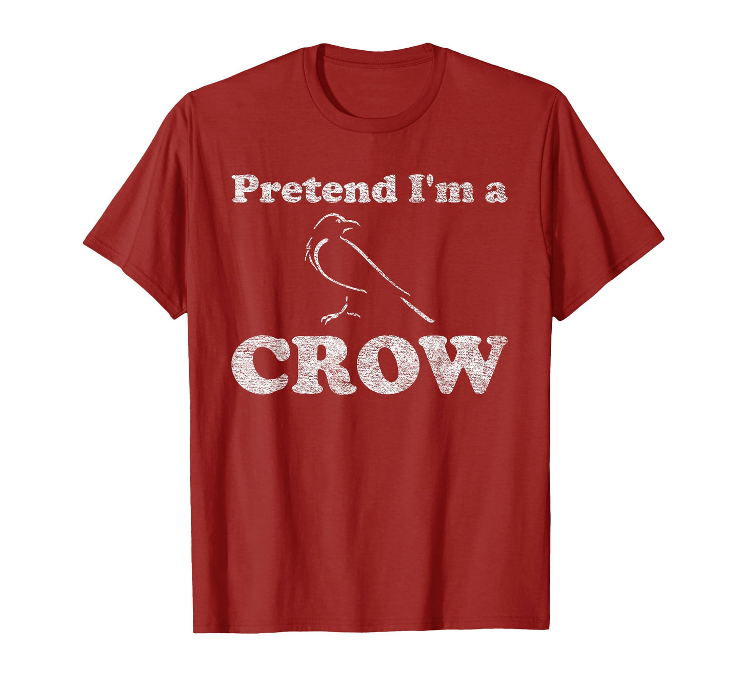 CROW COSTUME HALLOWEEN PRETEND I'M A CROW BLACK BIRD T-Shirt