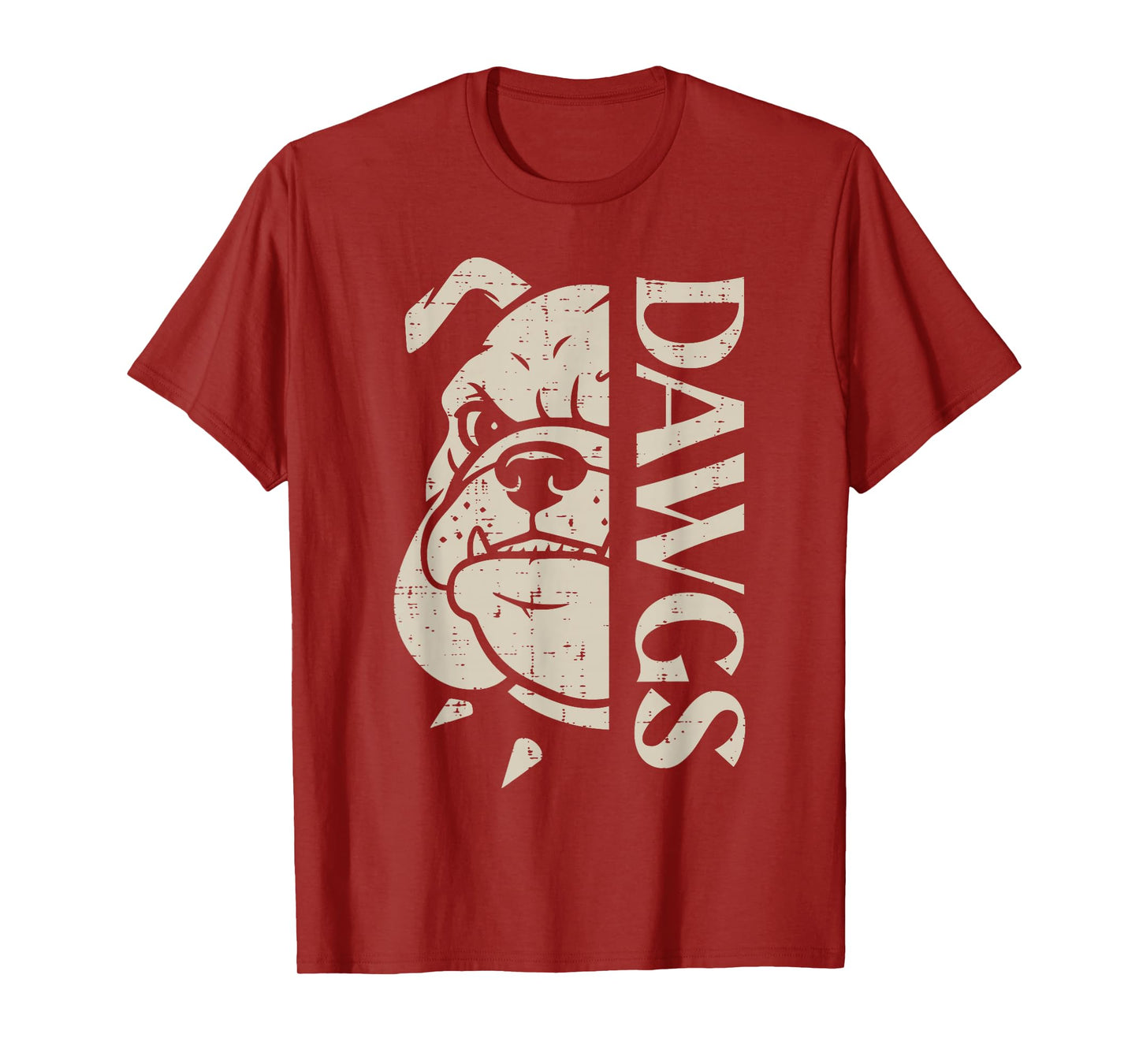 Bulldog Dawgs Men Women Boys Girls Kids Youth Teen T-Shirt