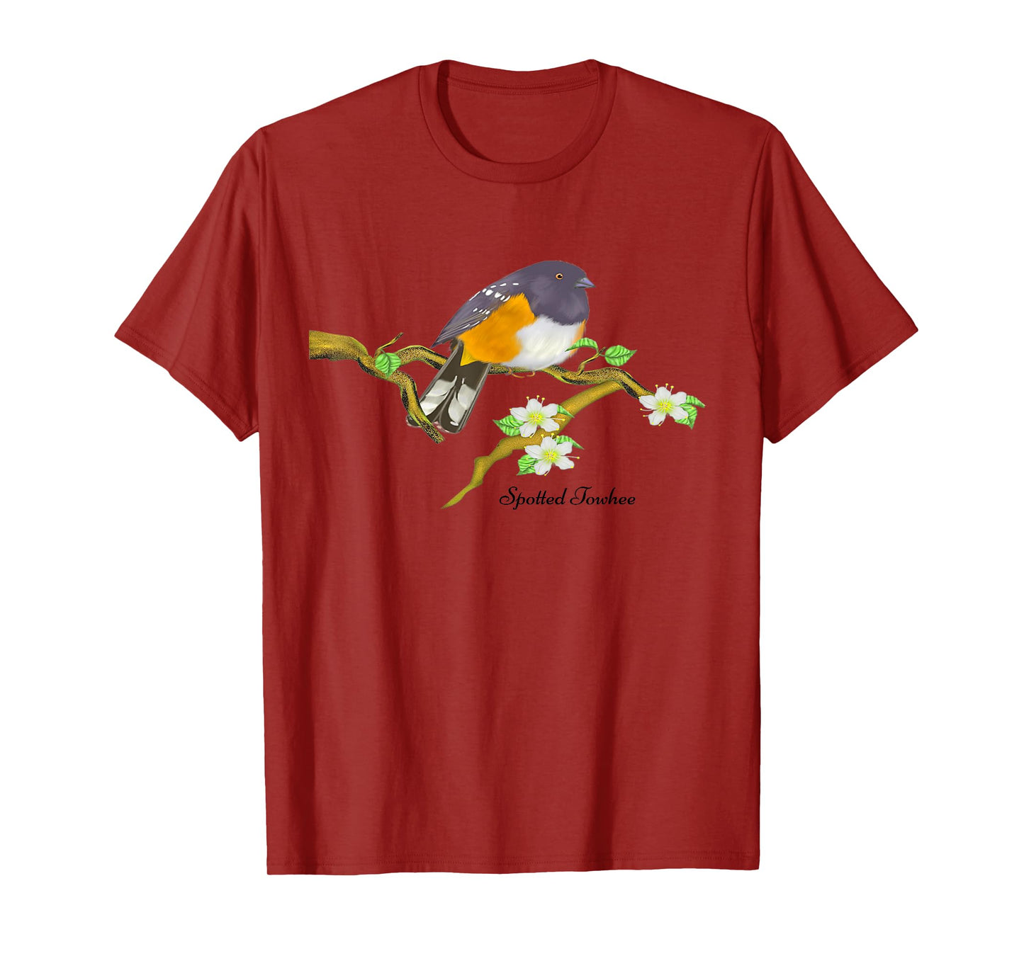 Spotted Towhee Beautiful Bird T-Shirt