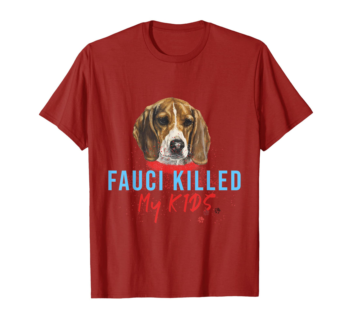 Cute Beagle Puppy And Fauci Dog Experiment T-Shirt