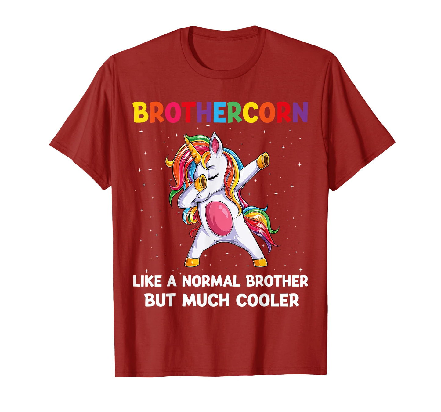 BrotherCorn Brother Unicorn Birthday Family Matching Bday T-Shirt