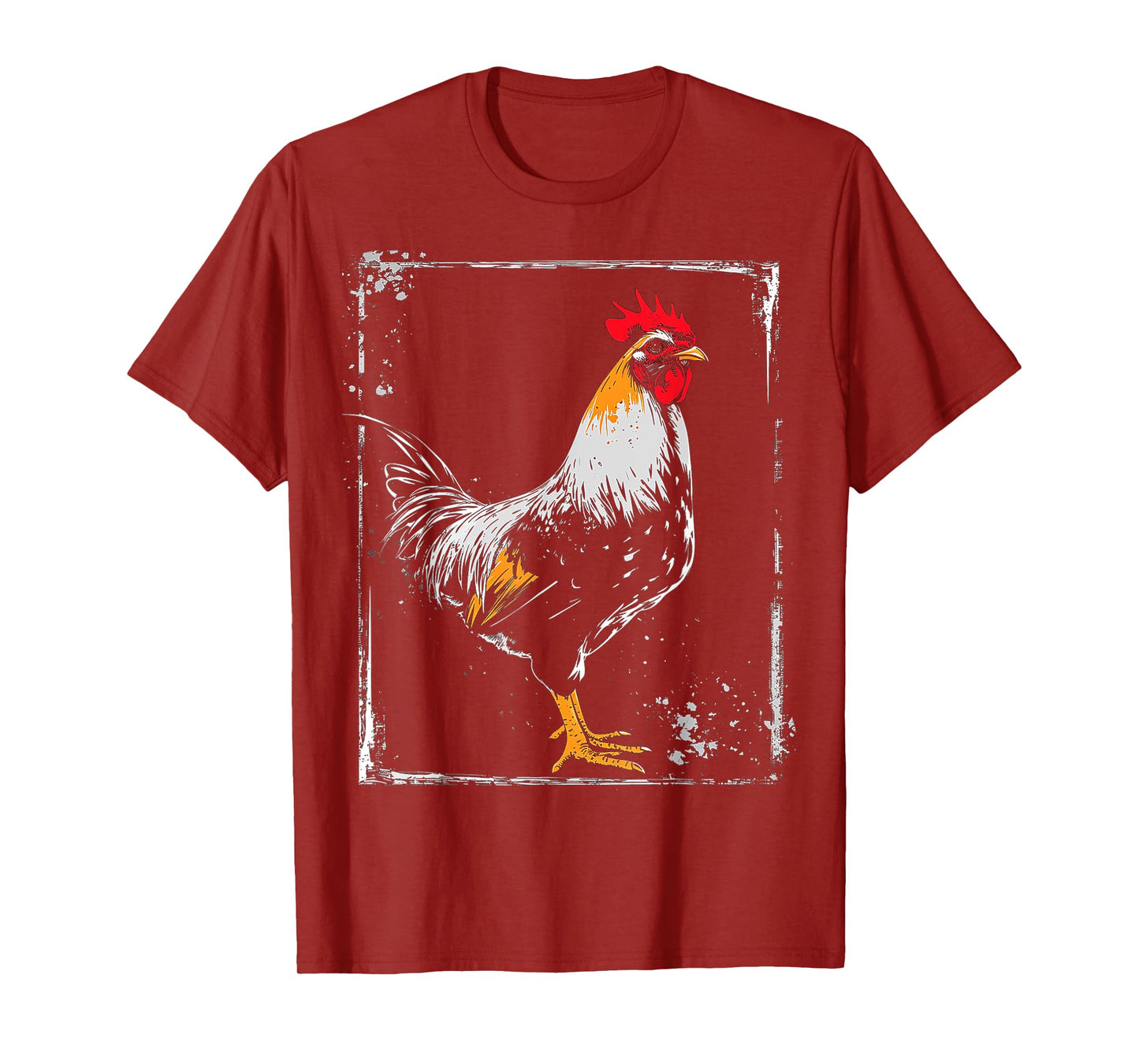 Chicken Painting Drawing Animal Art Graphic Chicken T-Shirt